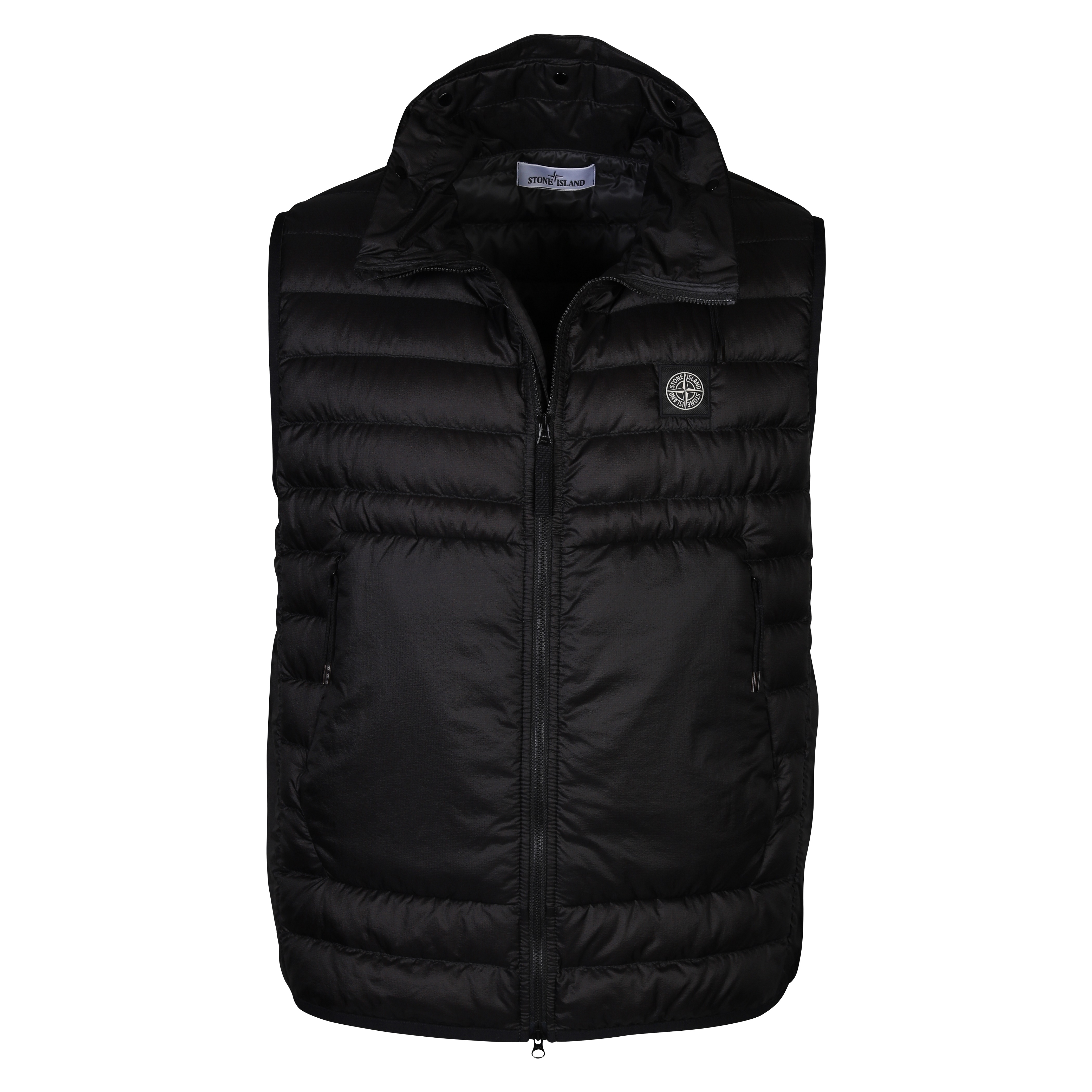 Stone Island Real Down Vest in Black