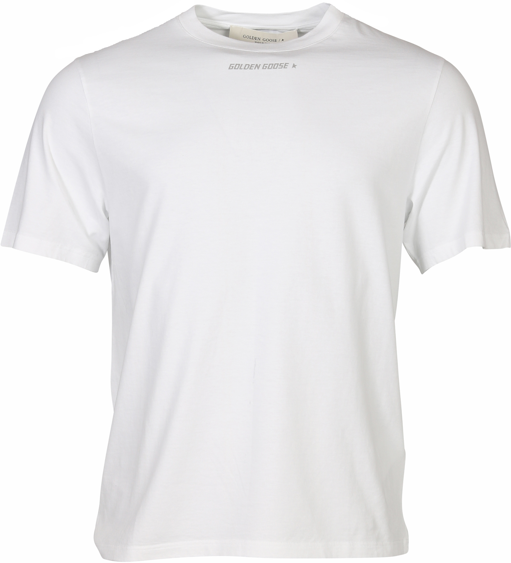 Golden Goose T-Shirt Golden White/Silver Printed