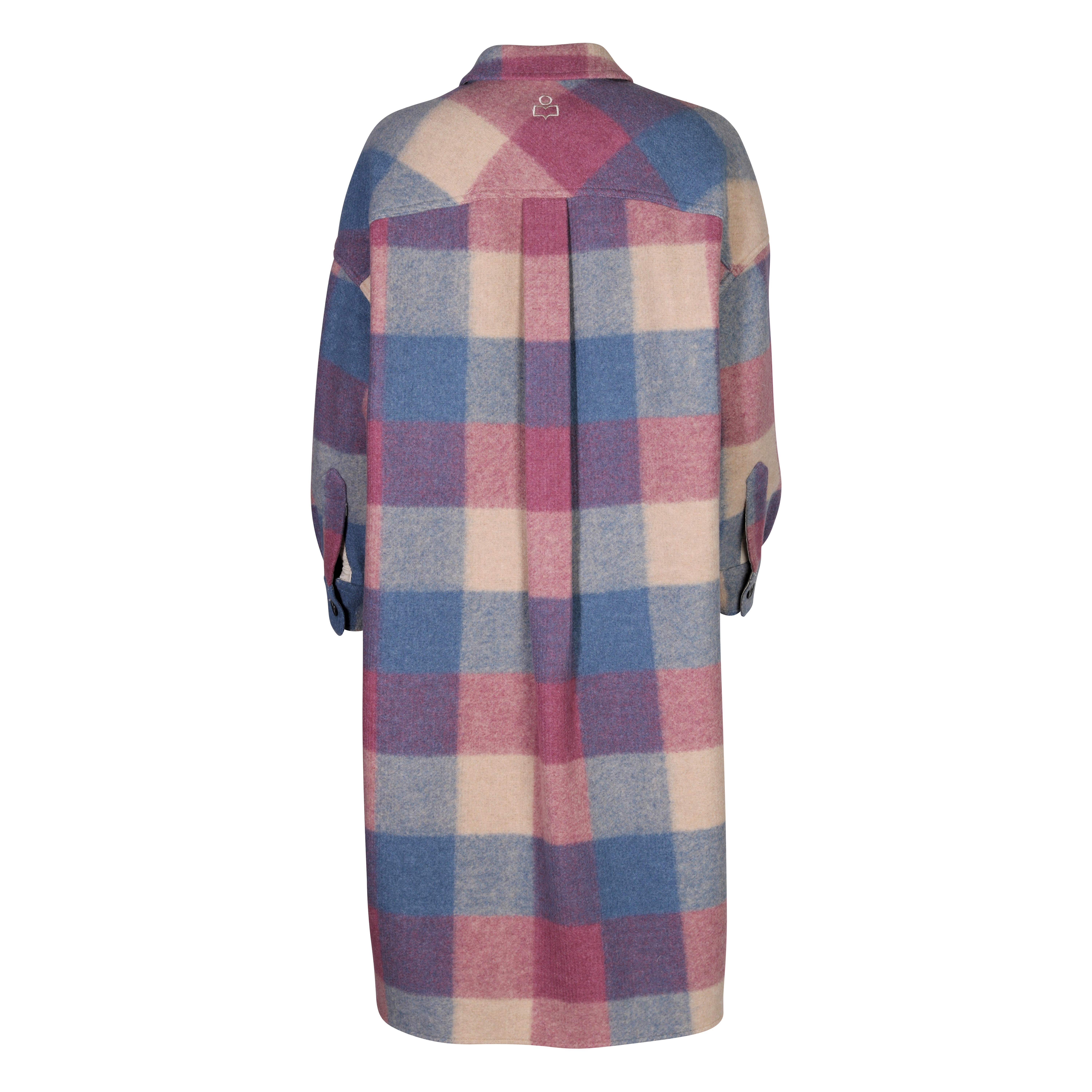 Isabel Marant Étoile Check Coat Fontizi Rosewood T0 / XS