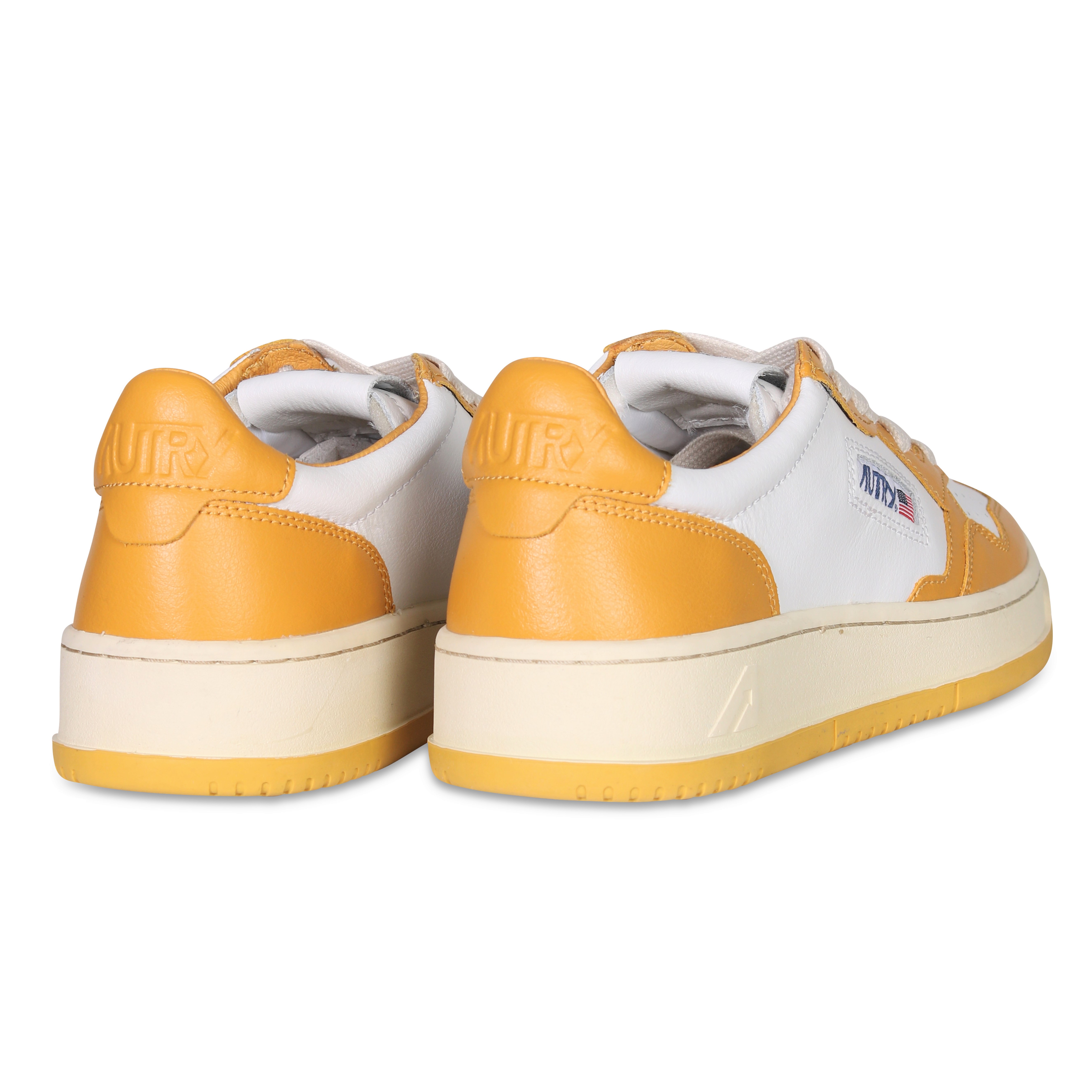 Autry Action Shoes Low Sneaker White/Mustard 35
