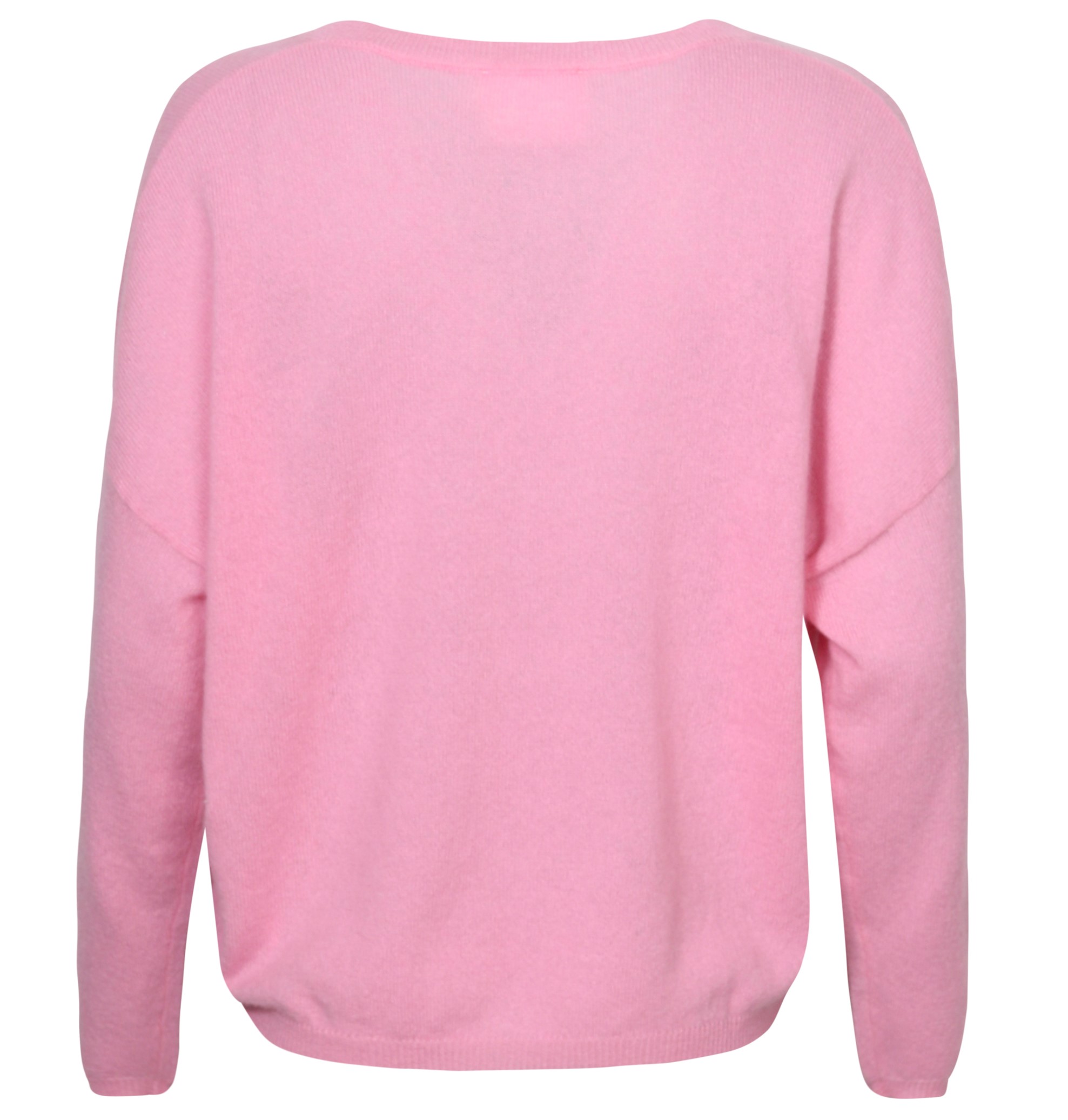 ABSOLUT CASHMERE V-Neck Sweater Alicia in Light Pink XS