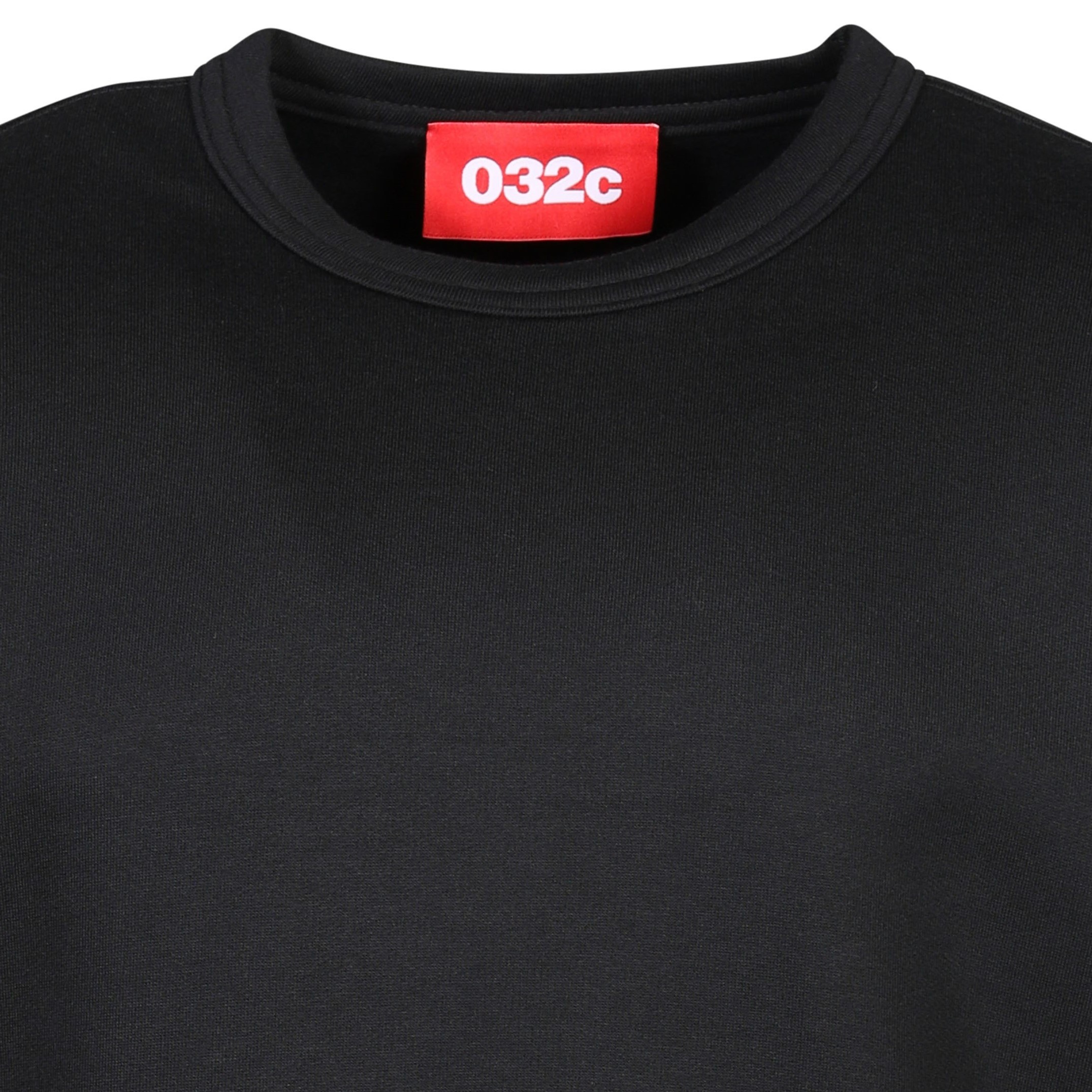 032c Classic Crewneck Sweater in Black