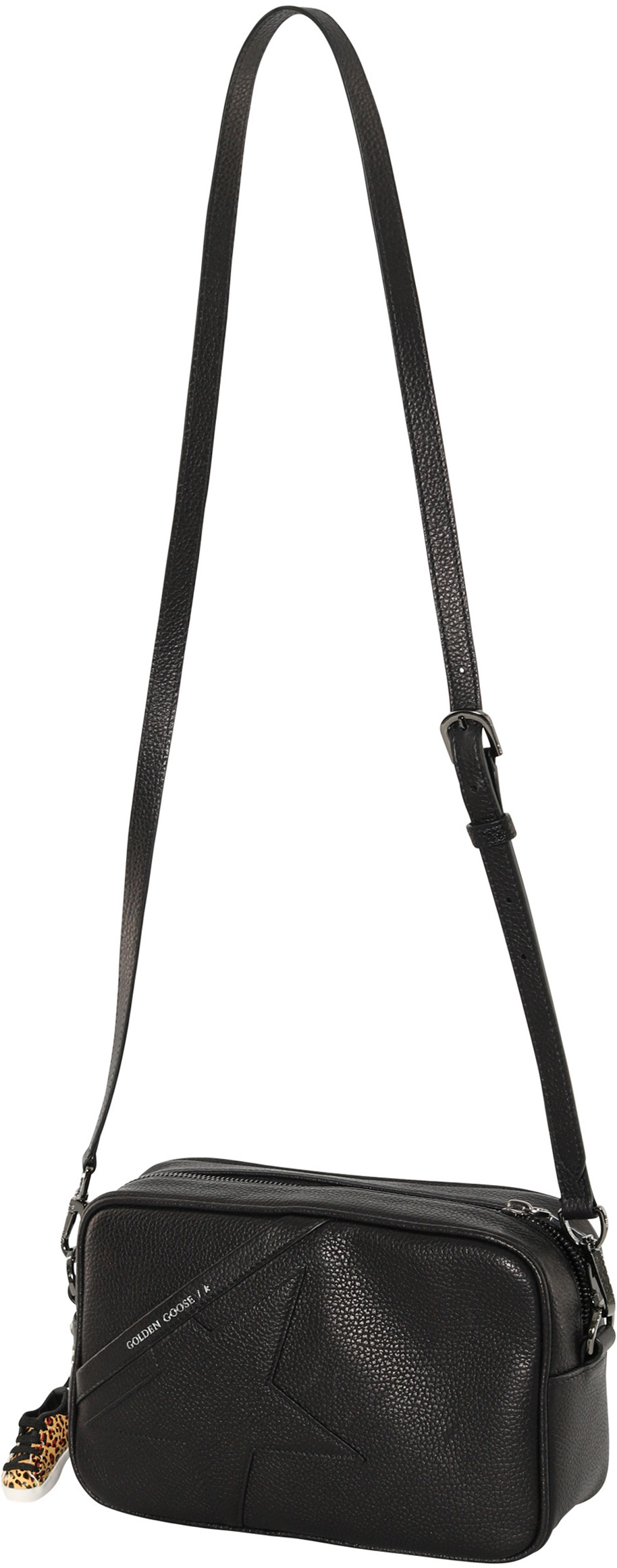 Golden Goose Star Bag Black Hammered