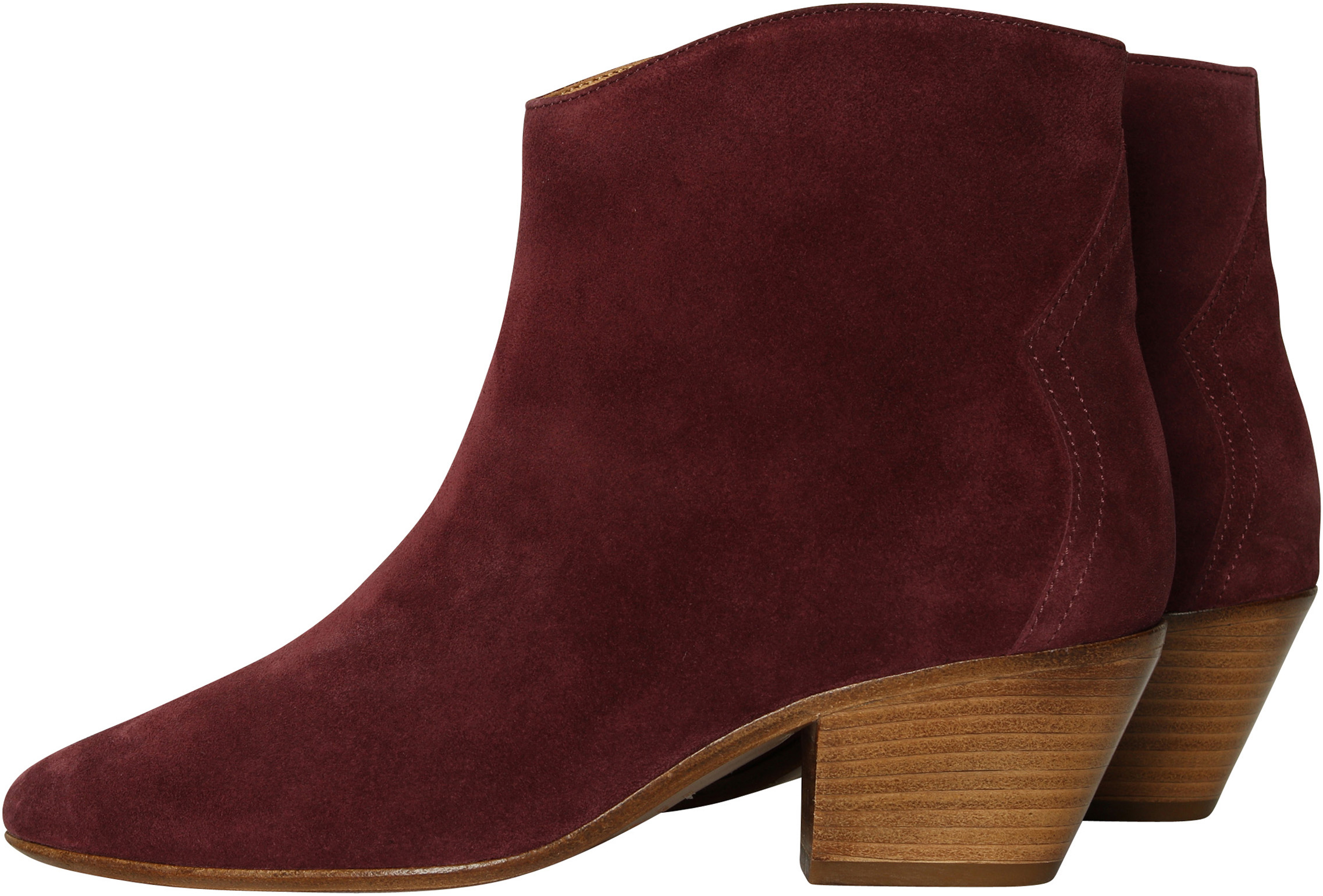 Isabel Marant Dacken Boots Aubergine