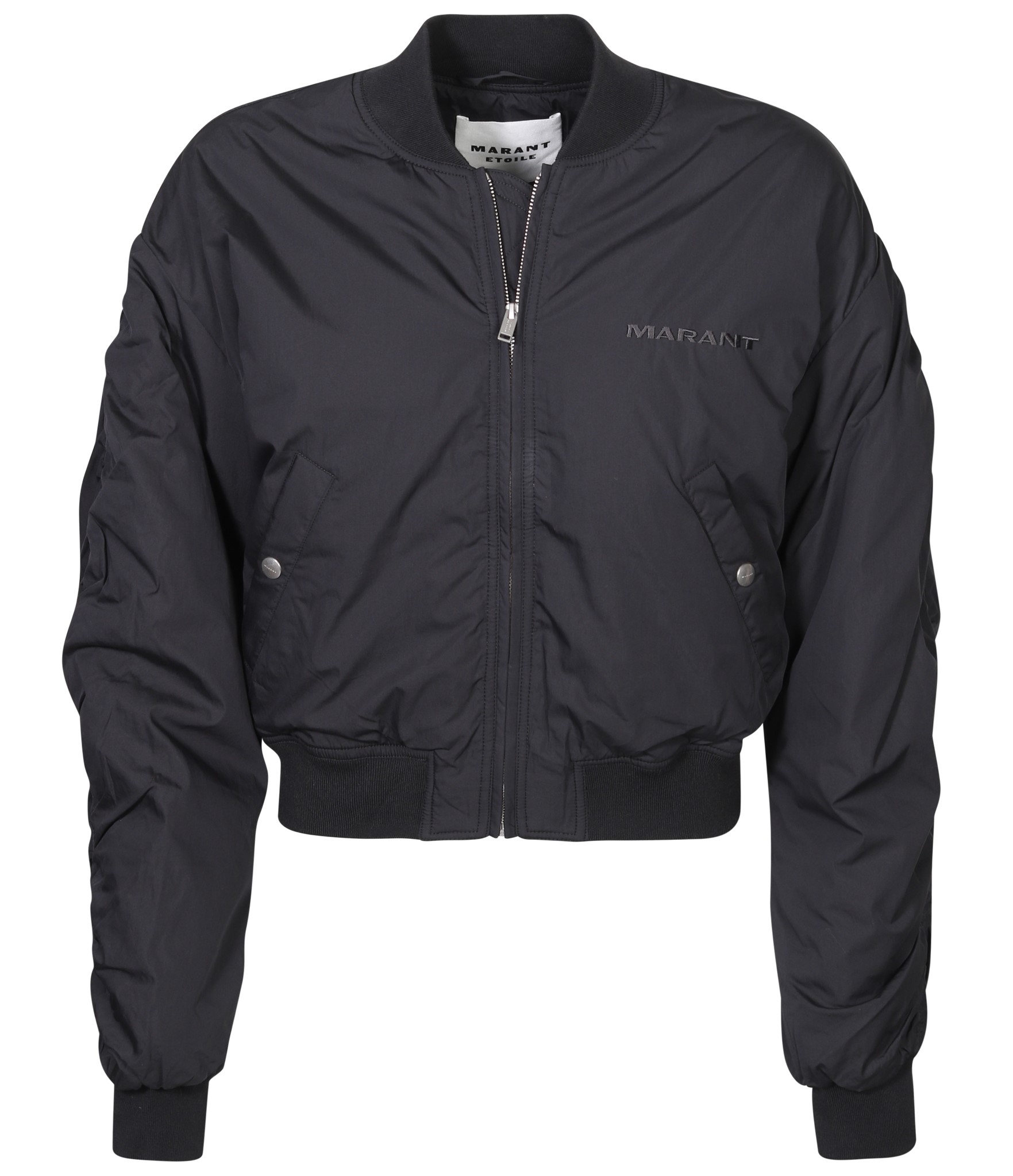 ISABEL MARANT ÉTOILE Bessime Bomber Jacket in Faded Black FR38 / DE36