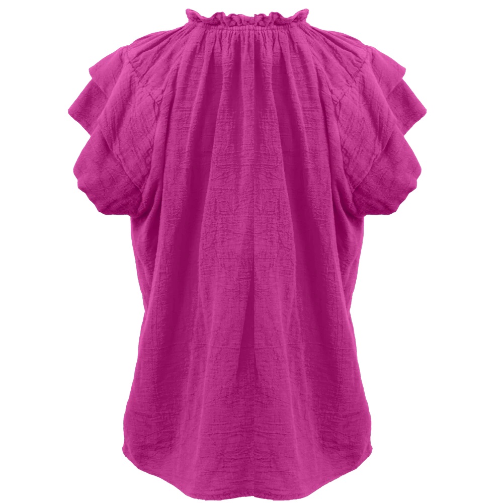 HONORINE Cosette Blouse in Petunia M