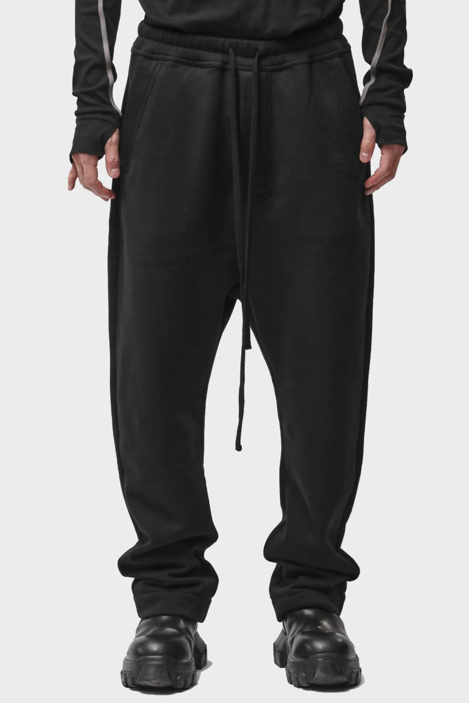 THOM KROM Soft Cotton Sweatpant in Black