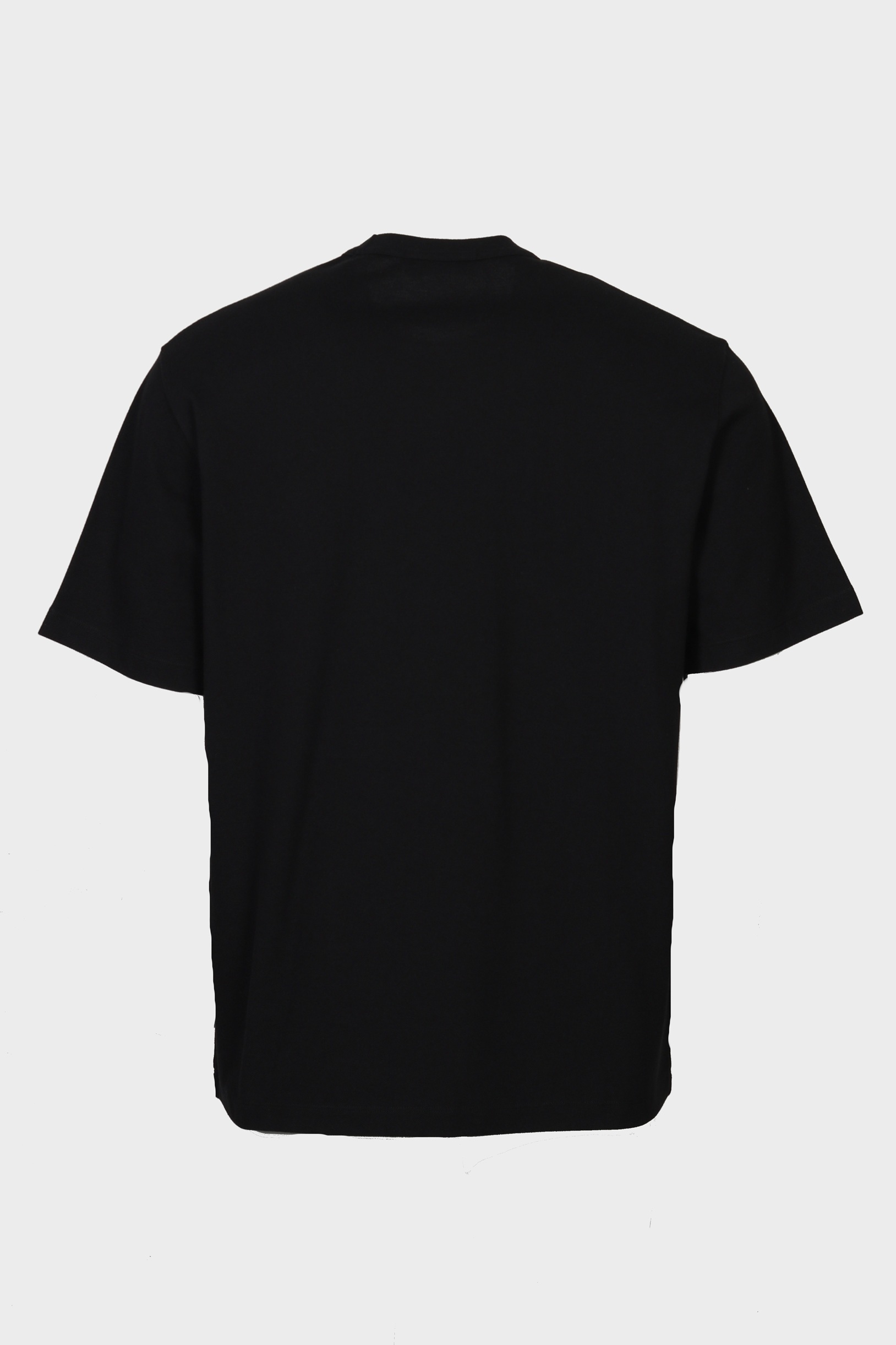 STONE ISLAND Piqué Loose Fit Logo T-Shirt in Black
