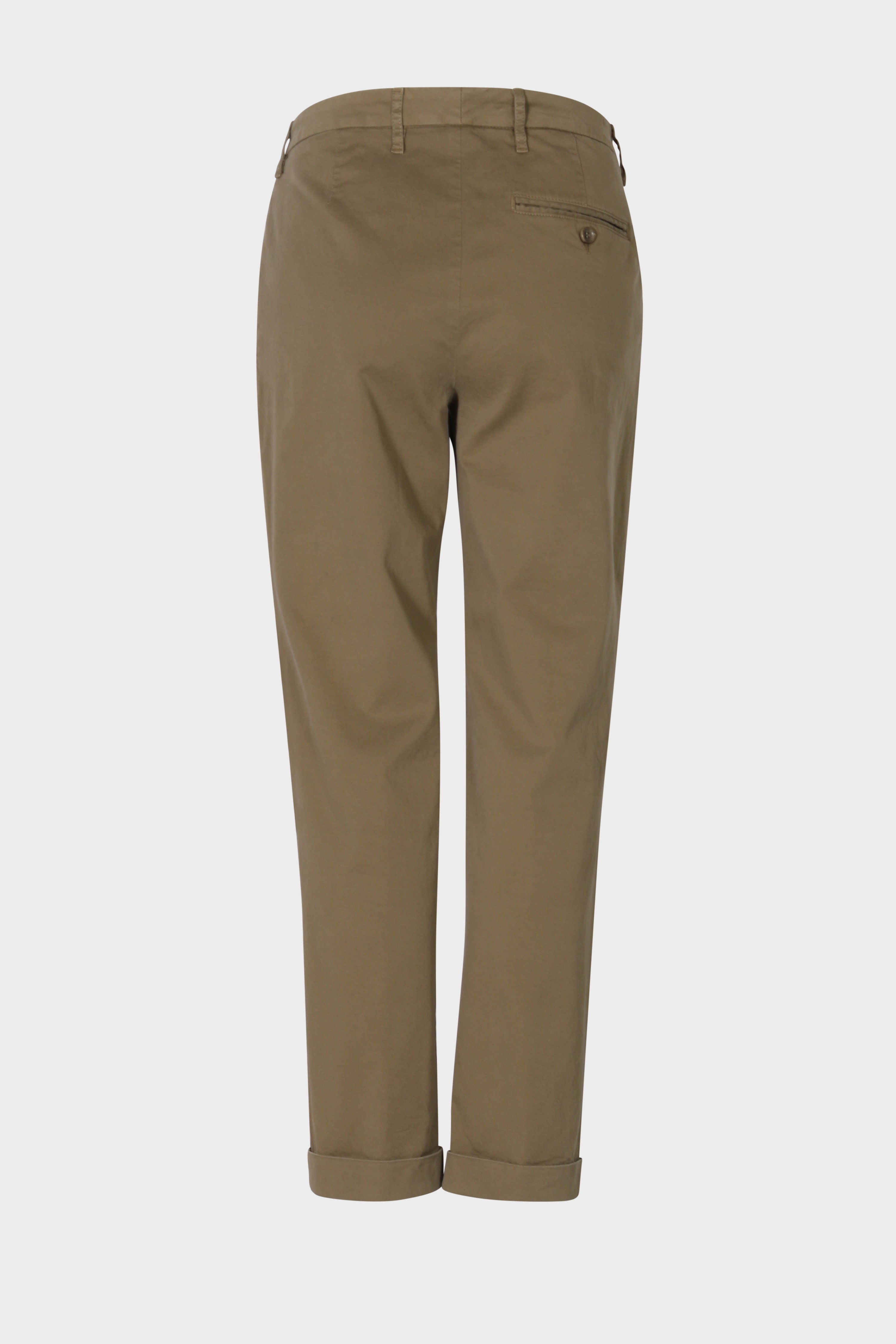 ASPESI Cotton Pant in Khaki IT38 / DE32