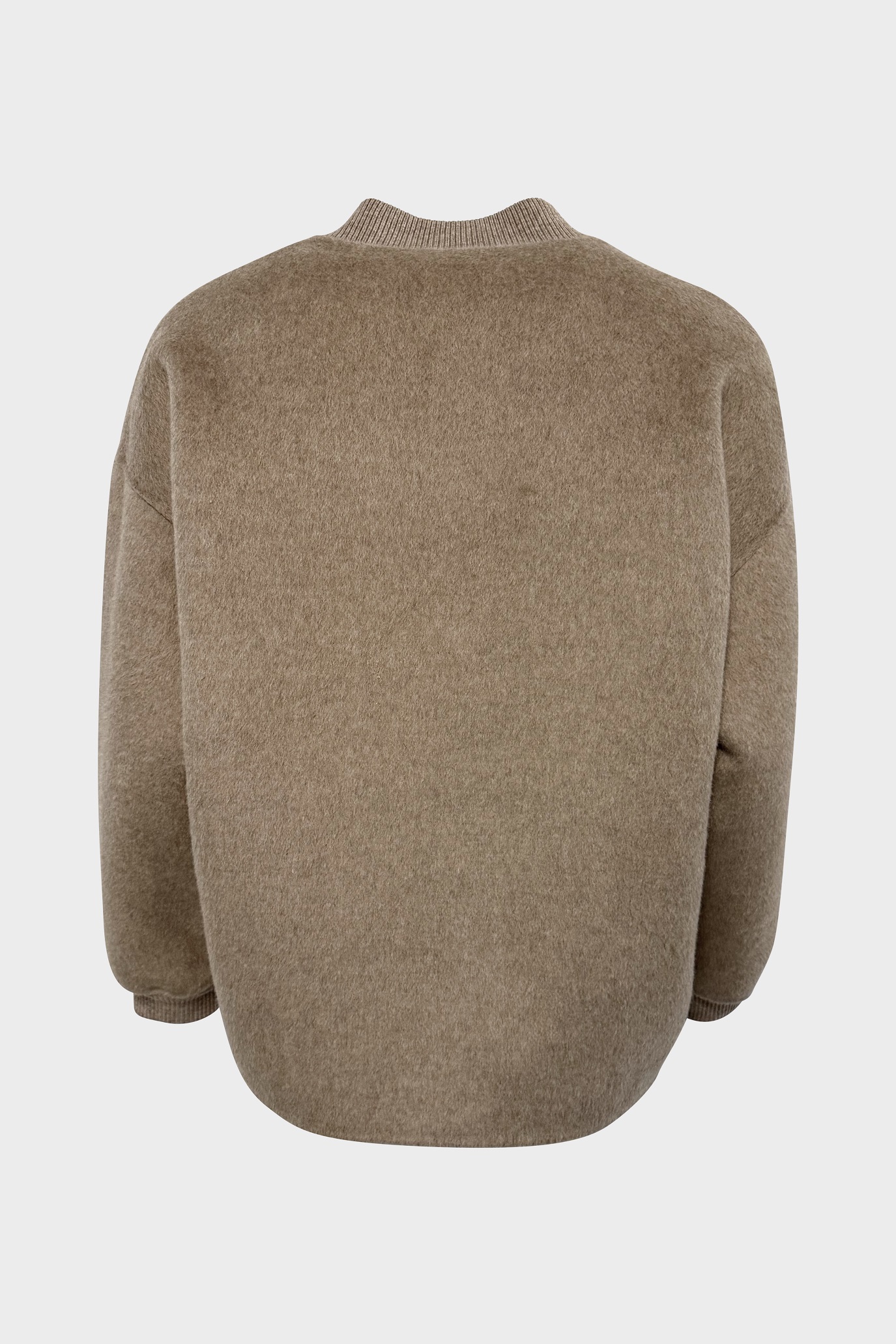 FLONA Bomber Jacket in Beige Melange