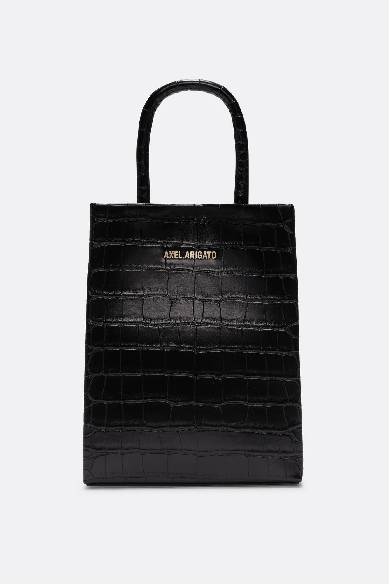 AXEL ARIGATO Shopping Bag Mini in Croco Black
