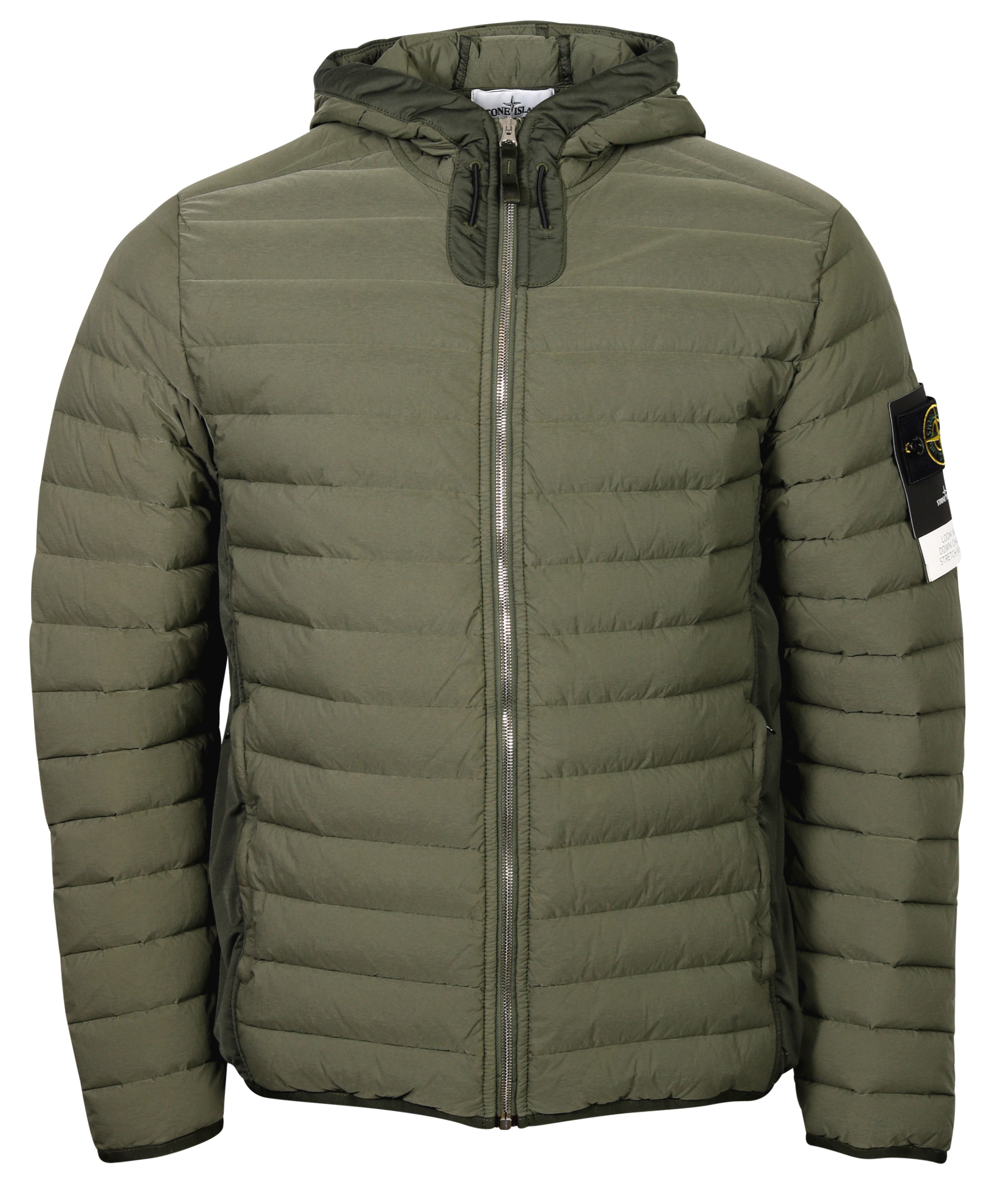 Stone Island Real Down Jacket Dark Olive