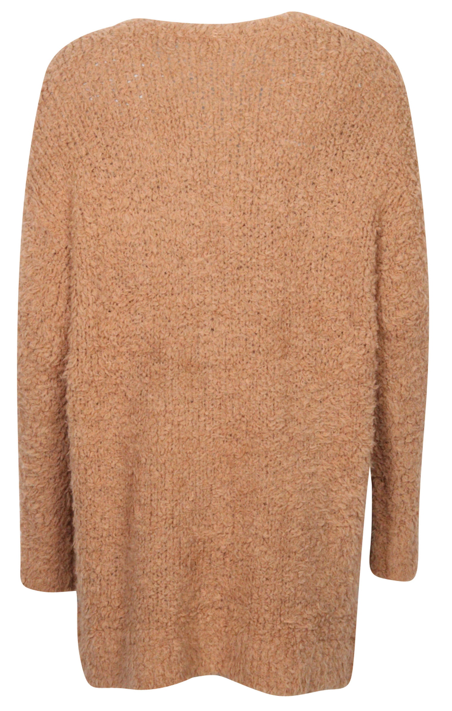 R13 Teddy Bear Cardigan Camel