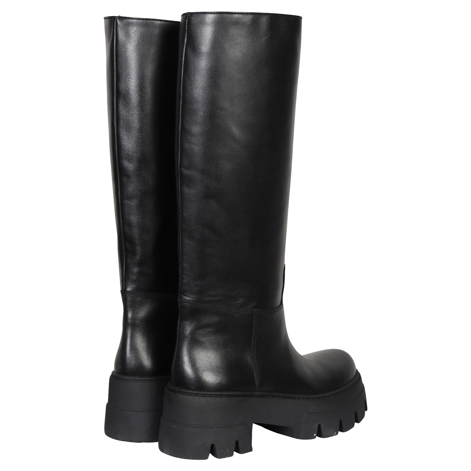 Ennequadro High Combat Boots in Black 41