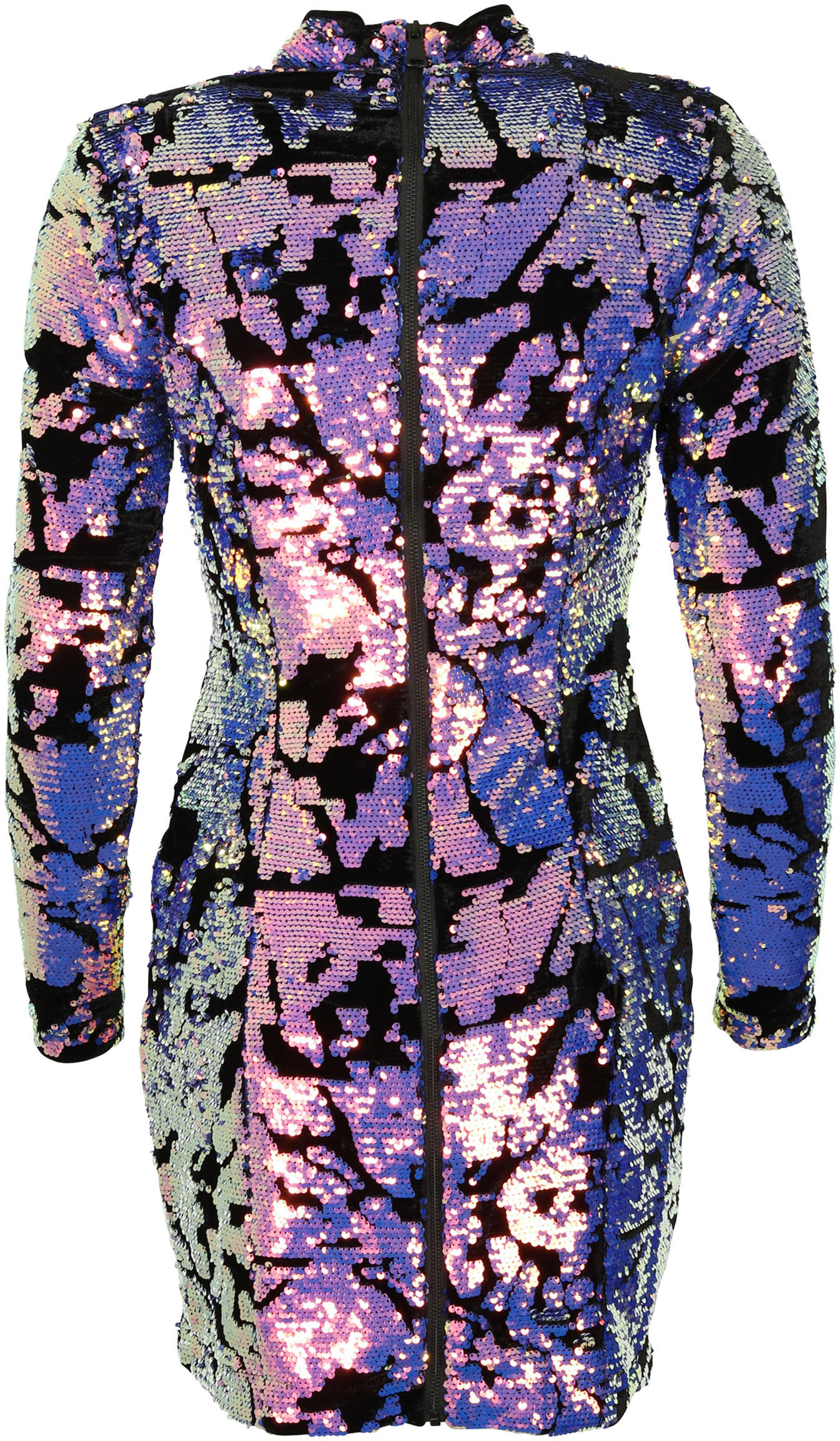 Nikkie Velvet Dress Naomi Purple Sequins