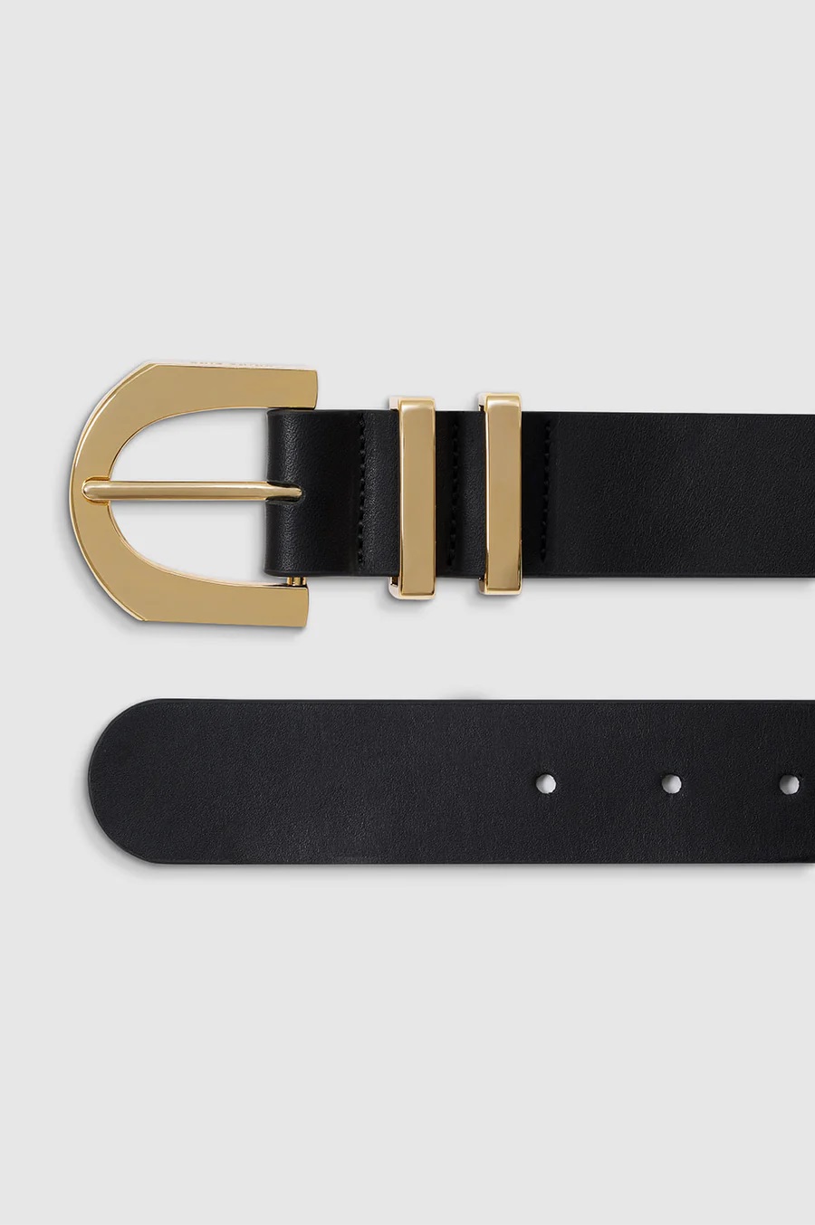 ANINE BING Soraya Belt in Black XS/S