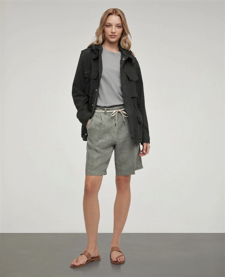 ASPESI Padded Fieldjacket Soho in Black L
