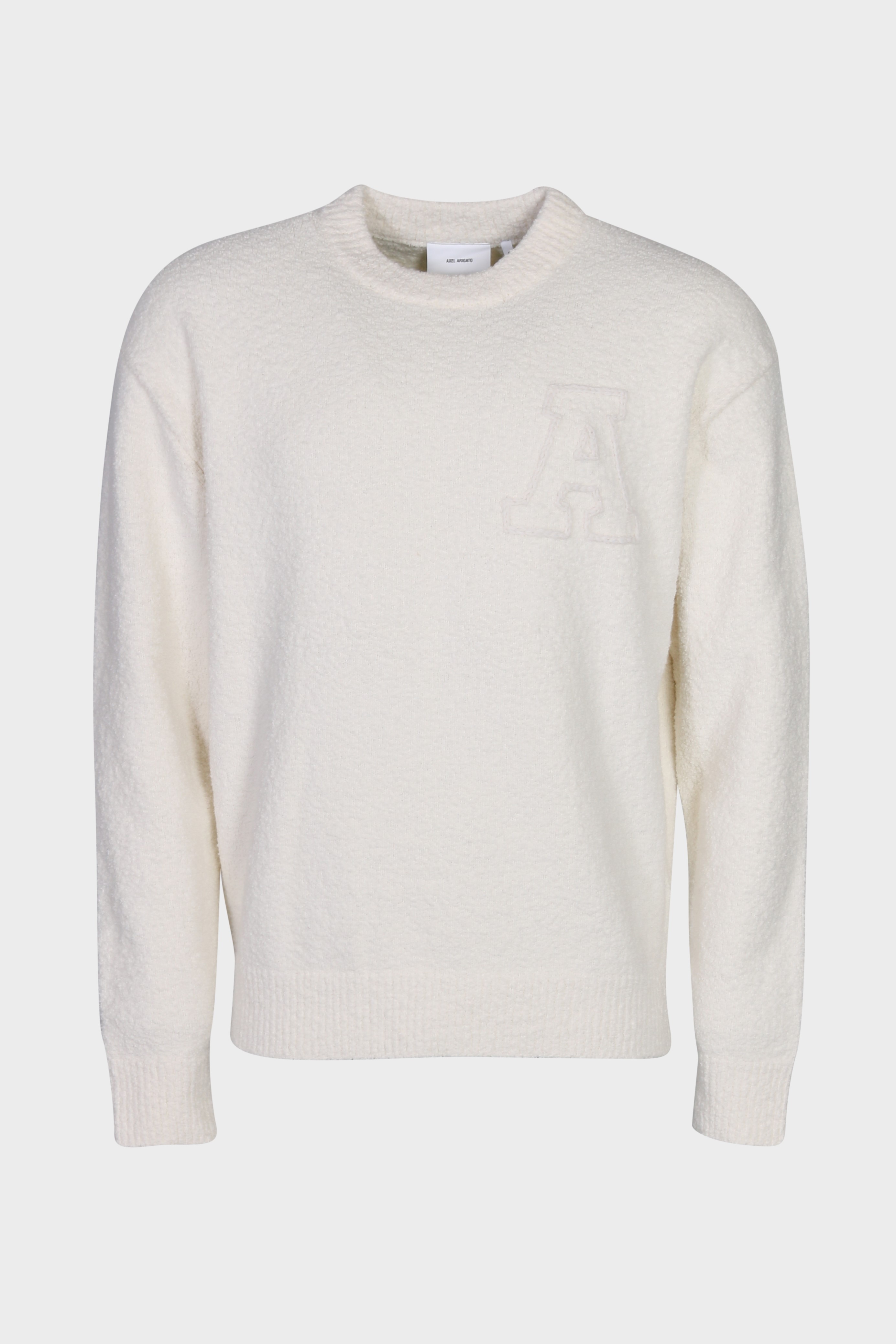 AXEL ARIGATO Radar Knit Sweater in Off White M