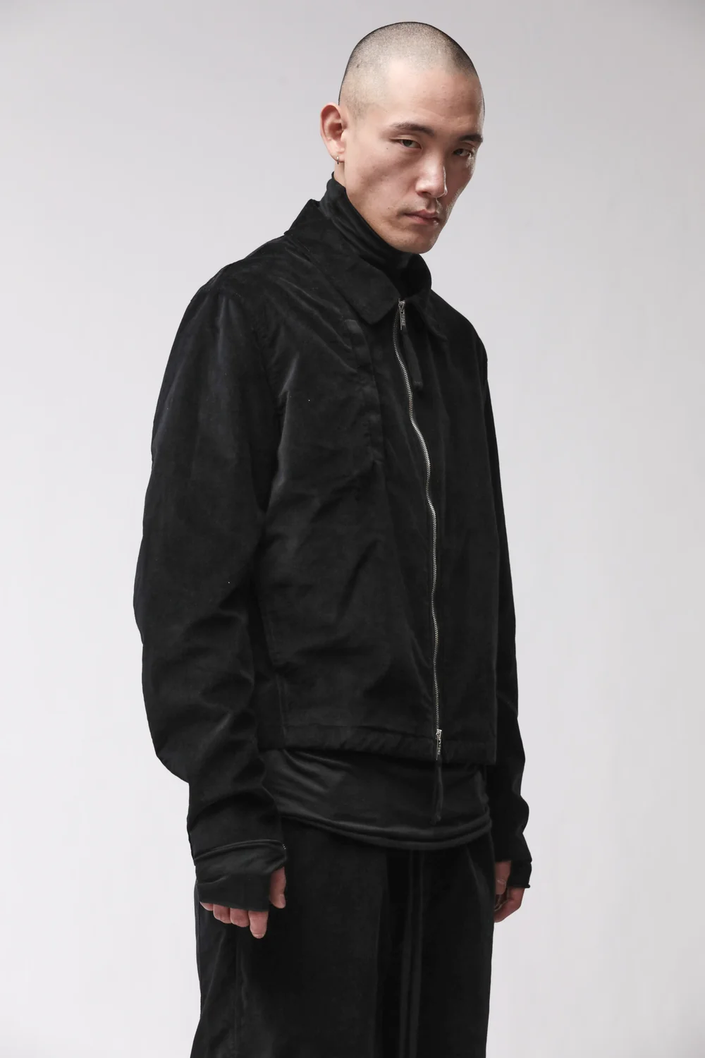 THOM KROM Velvet Jacket in Black