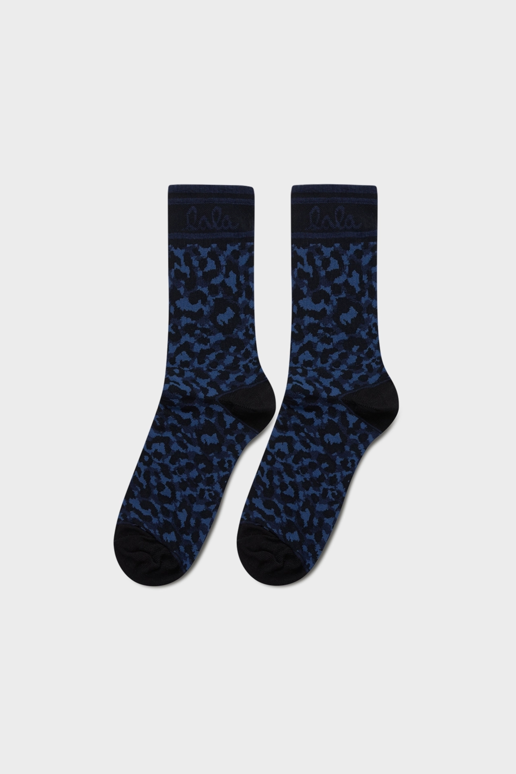 LALA BERLIN Socks in Dark Navy Leo