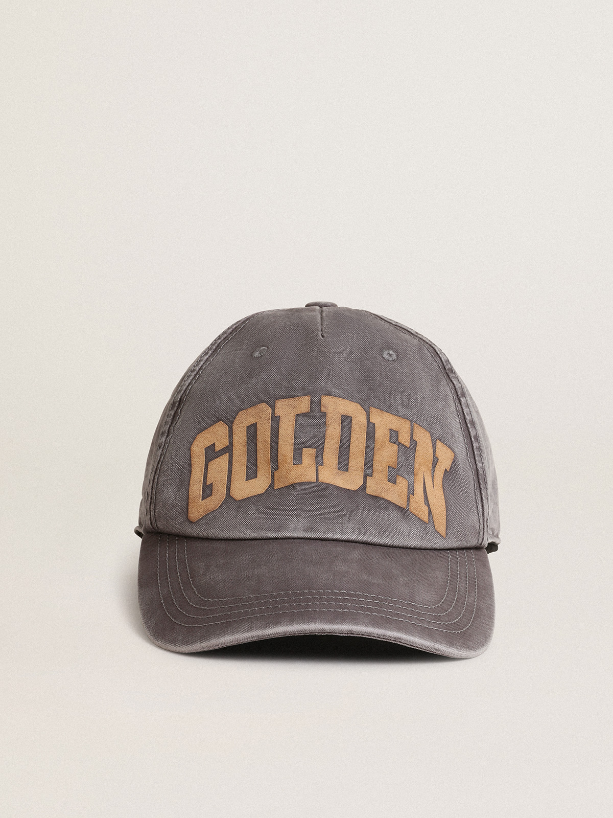 Golden Goose Sneaker Baseball Hat Demos in Rabbit/Marzipan