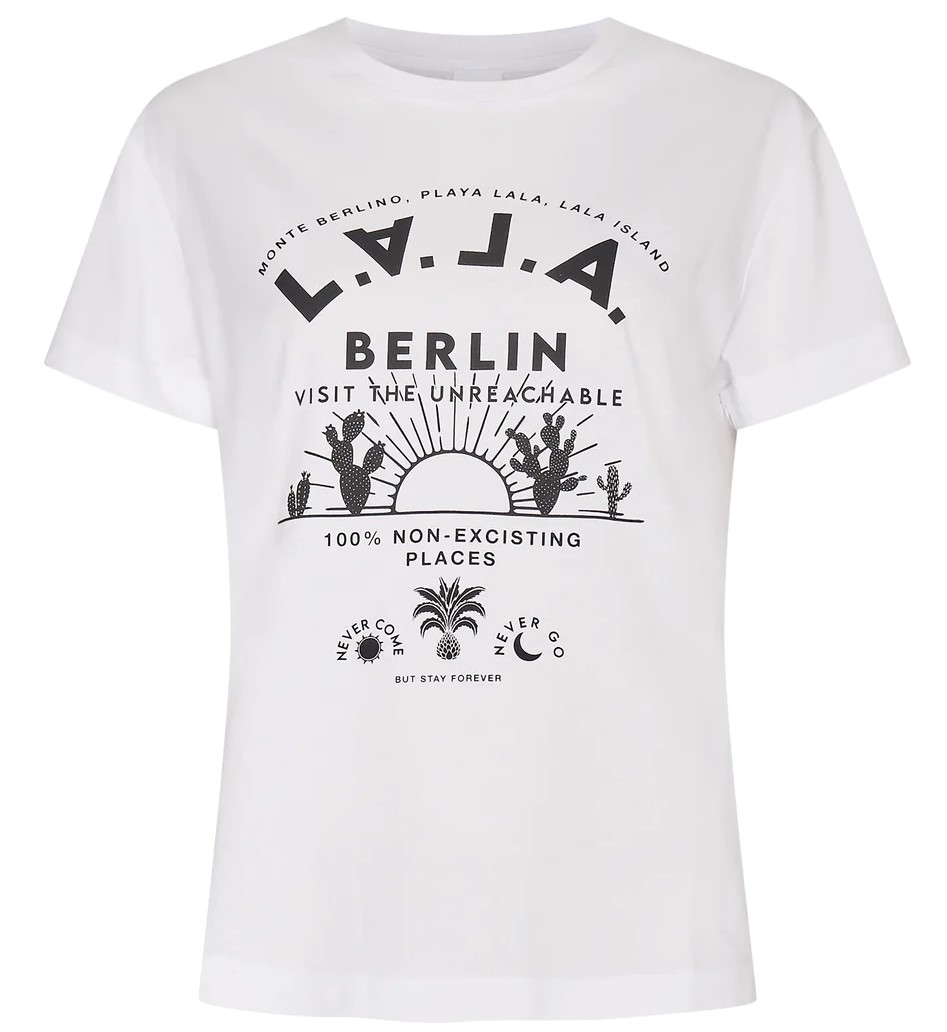 LALA BERLIN T-Shirt Cara in White