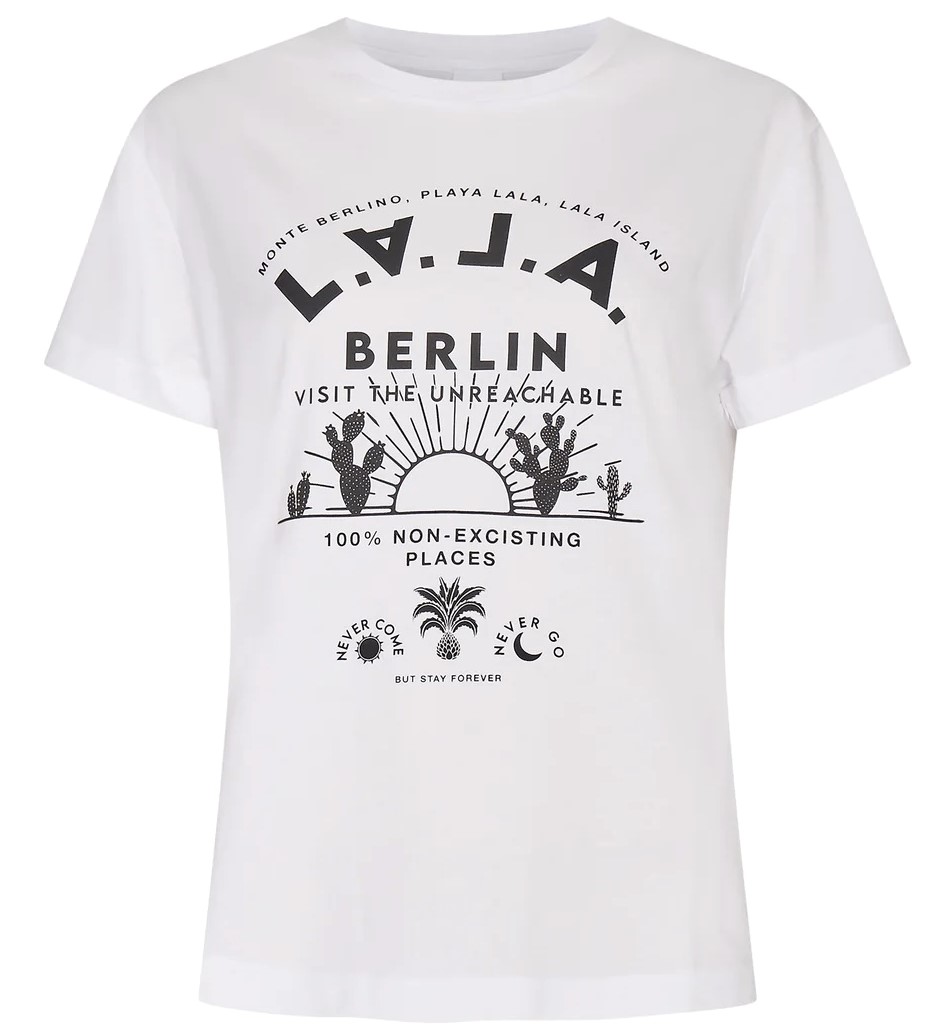 LALA BERLIN T-Shirt Cara in White XS