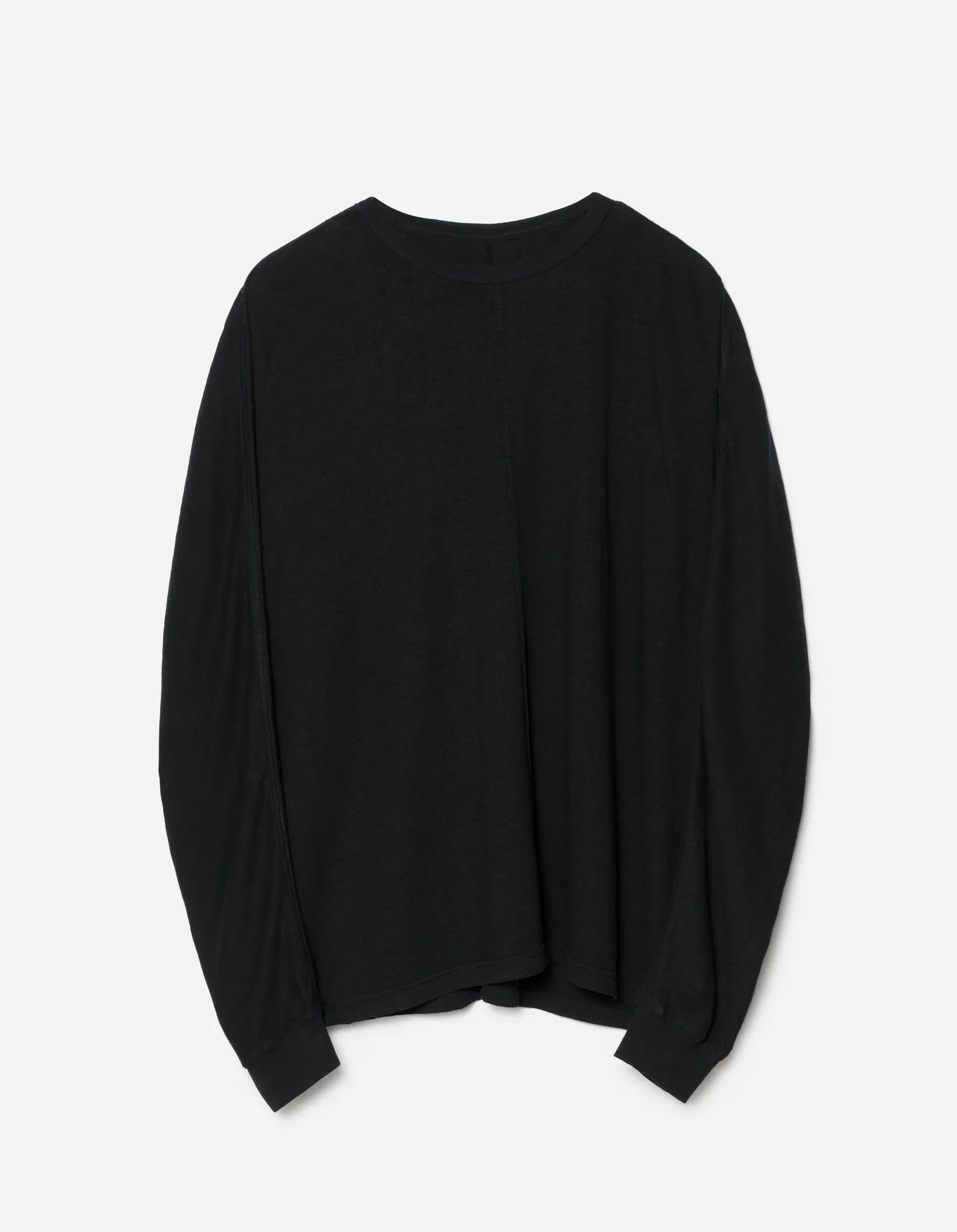 MAHARISHI 5245 Hemp Cross Oversized Longsleeve in Black