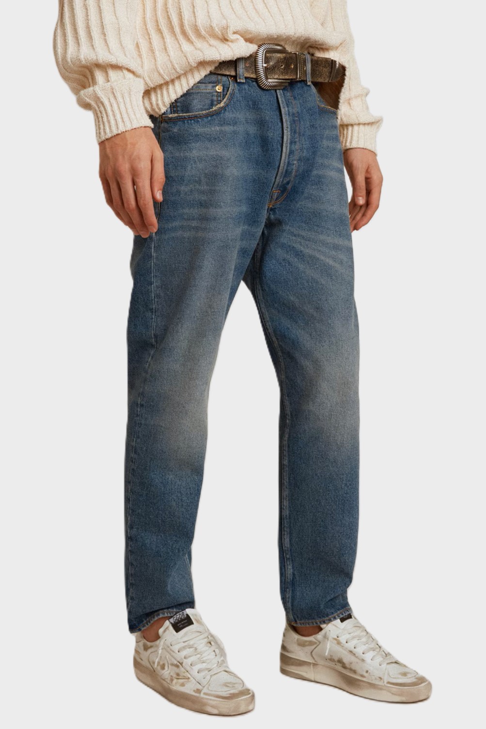 GOLDEN GOOSE Happy Jeans in Washed Blue 35 GOLDEN GOOSE Happy Jeans in Washed Blue 35