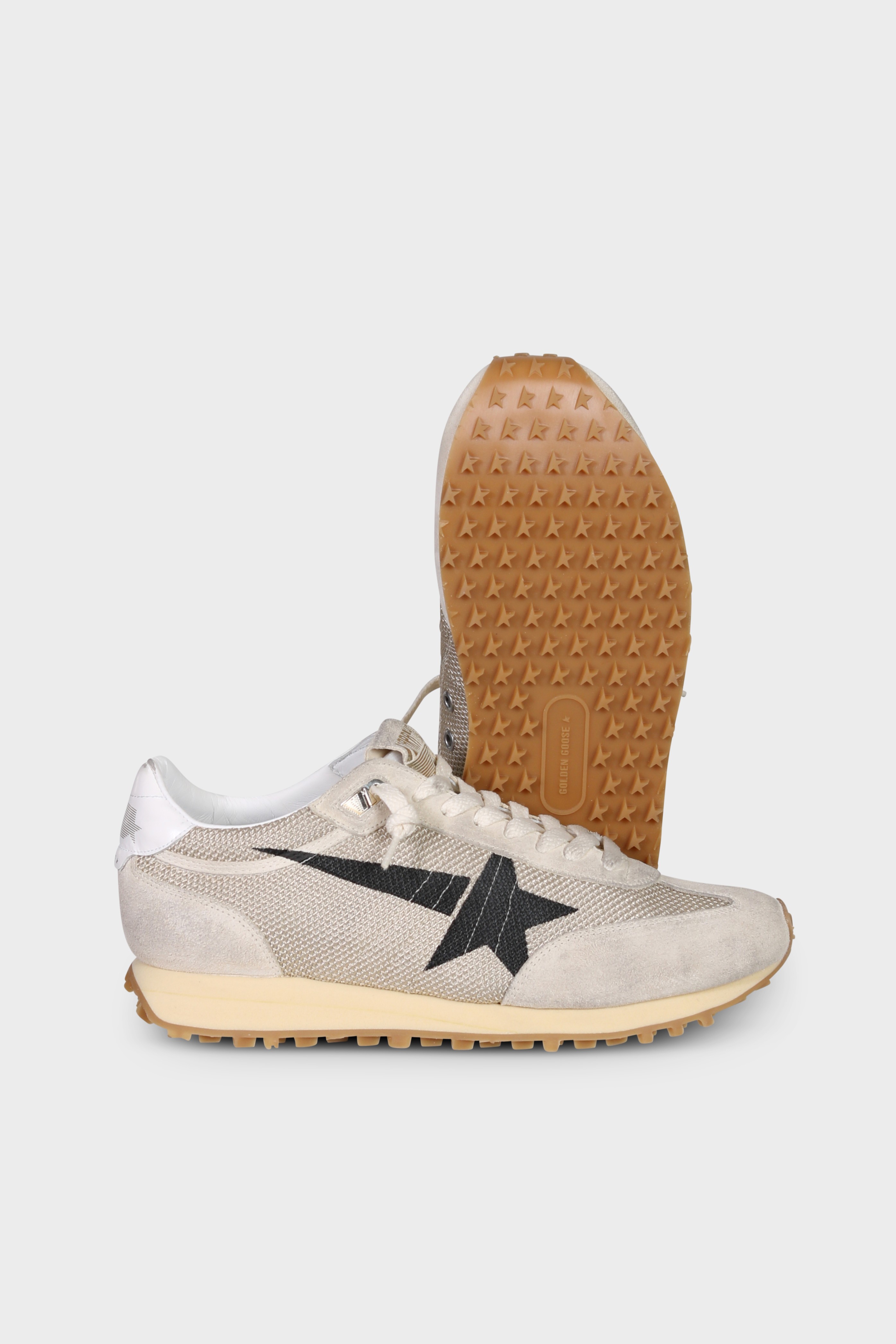 GOLDEN GOOSE Marathon in Beige/Black