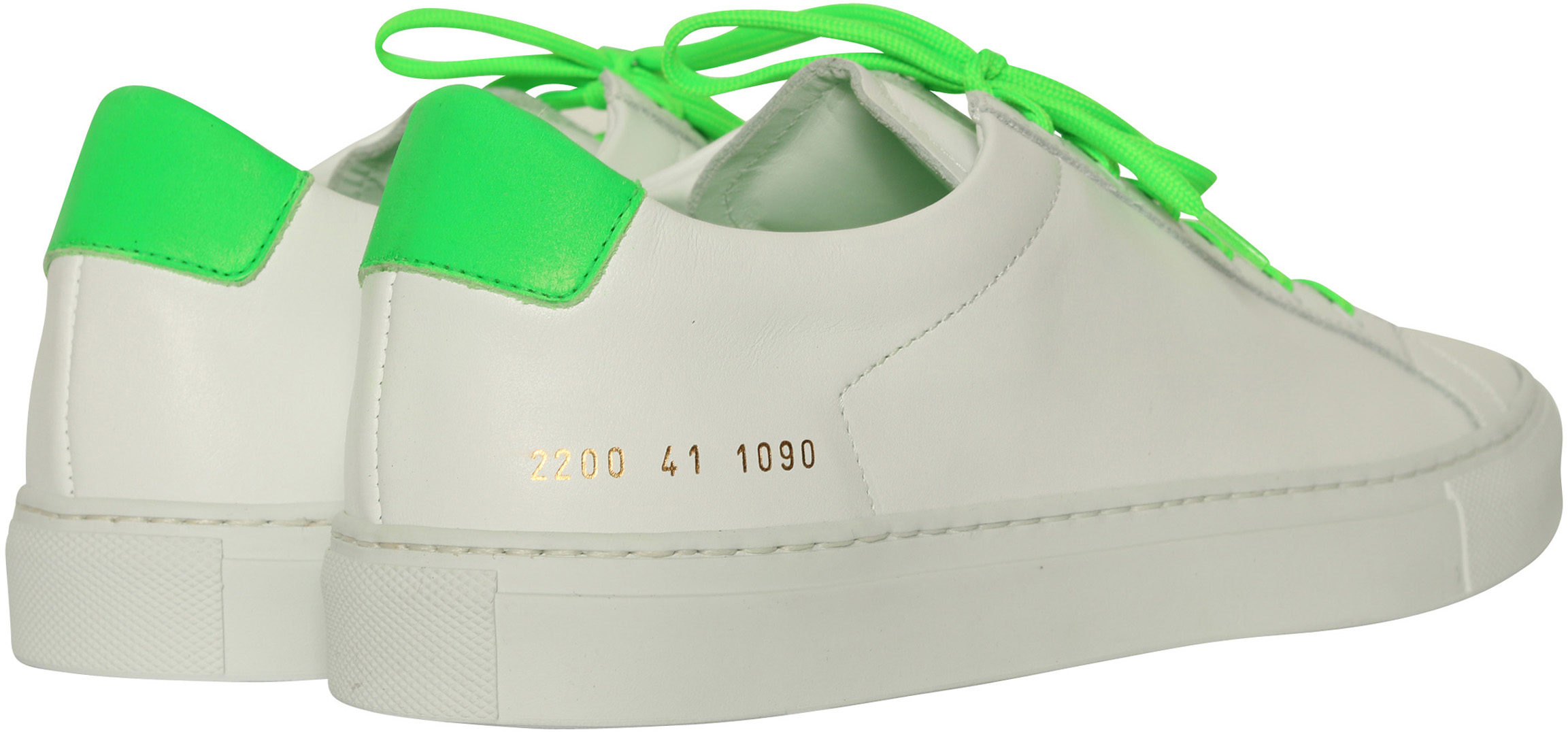 Sneaker Retro Low Fluo White/Green 40