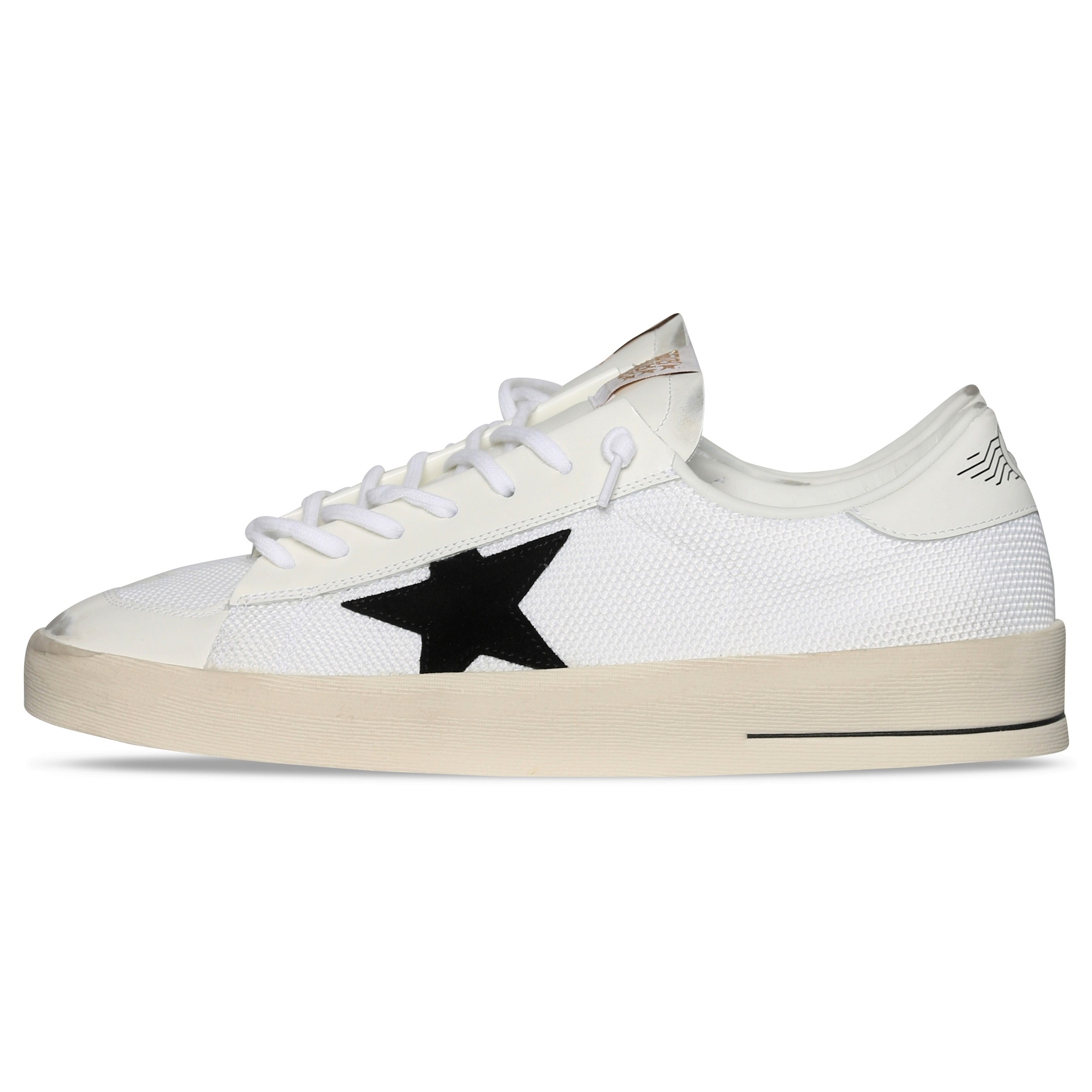 Golden Goose Sneaker Stardan in White/Black Golden Goose Sneaker Stardan in White/Black