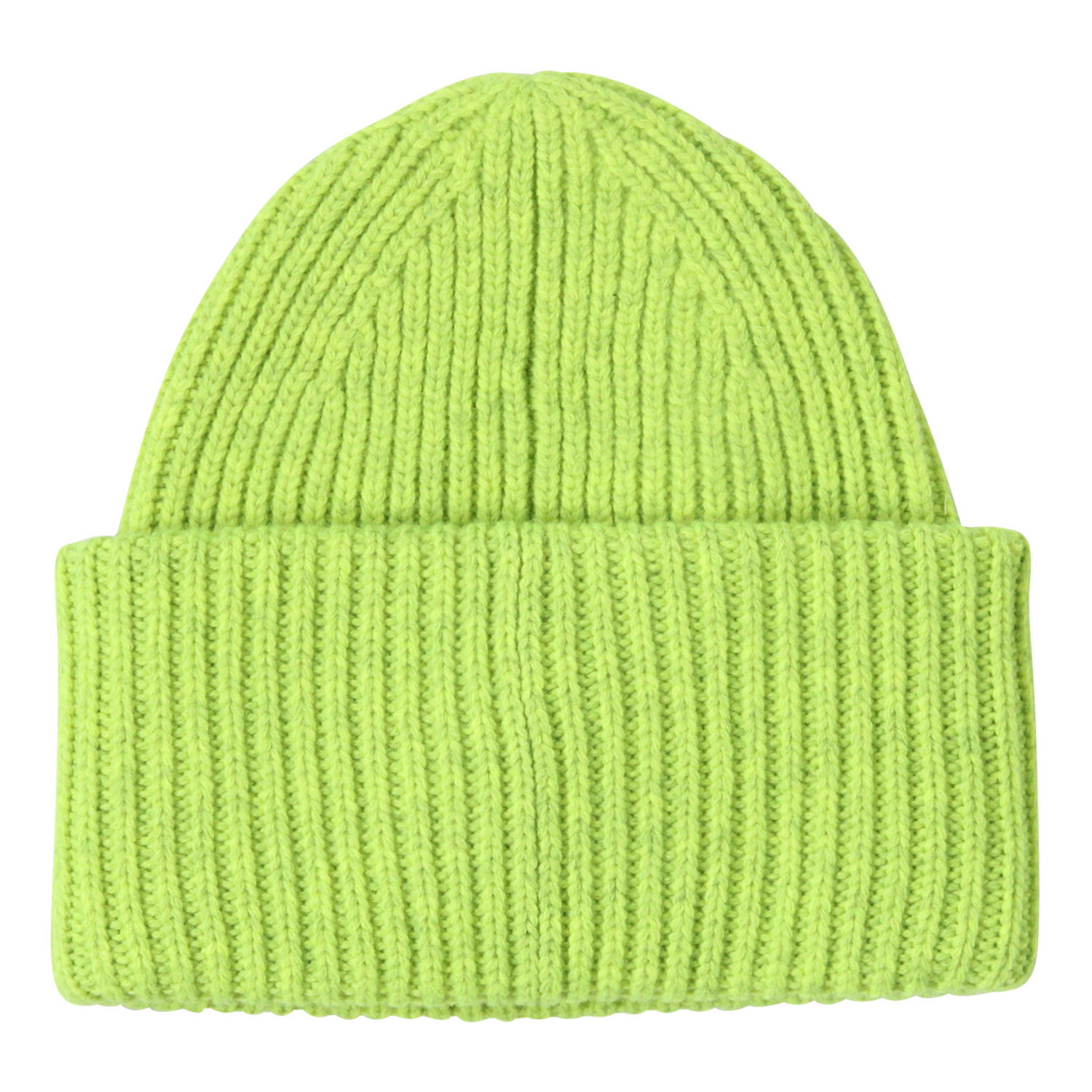Acne Studios Knit Cap Pansy Neon Green