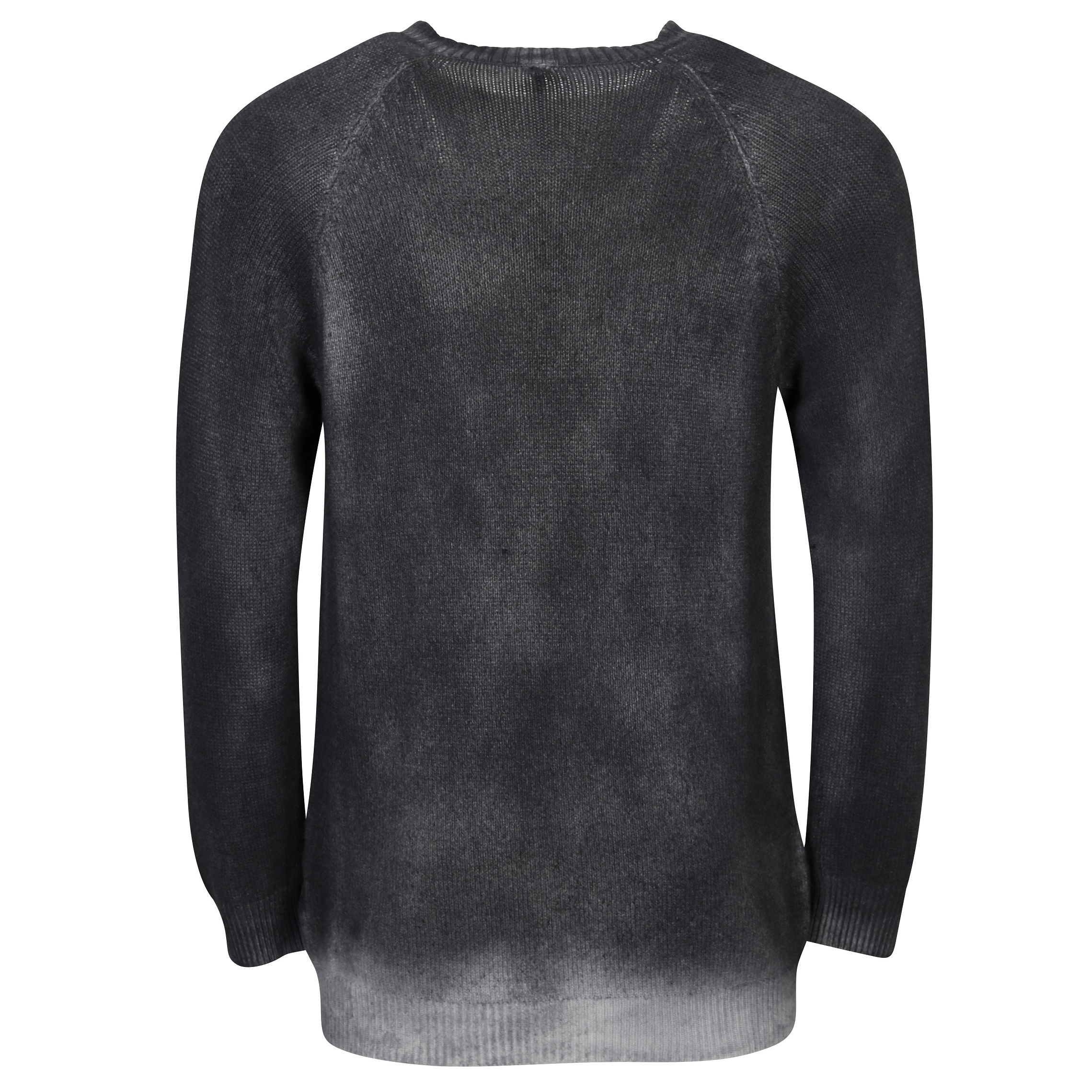 Transit Uomo Knit Pullover in Washed Dark Grey