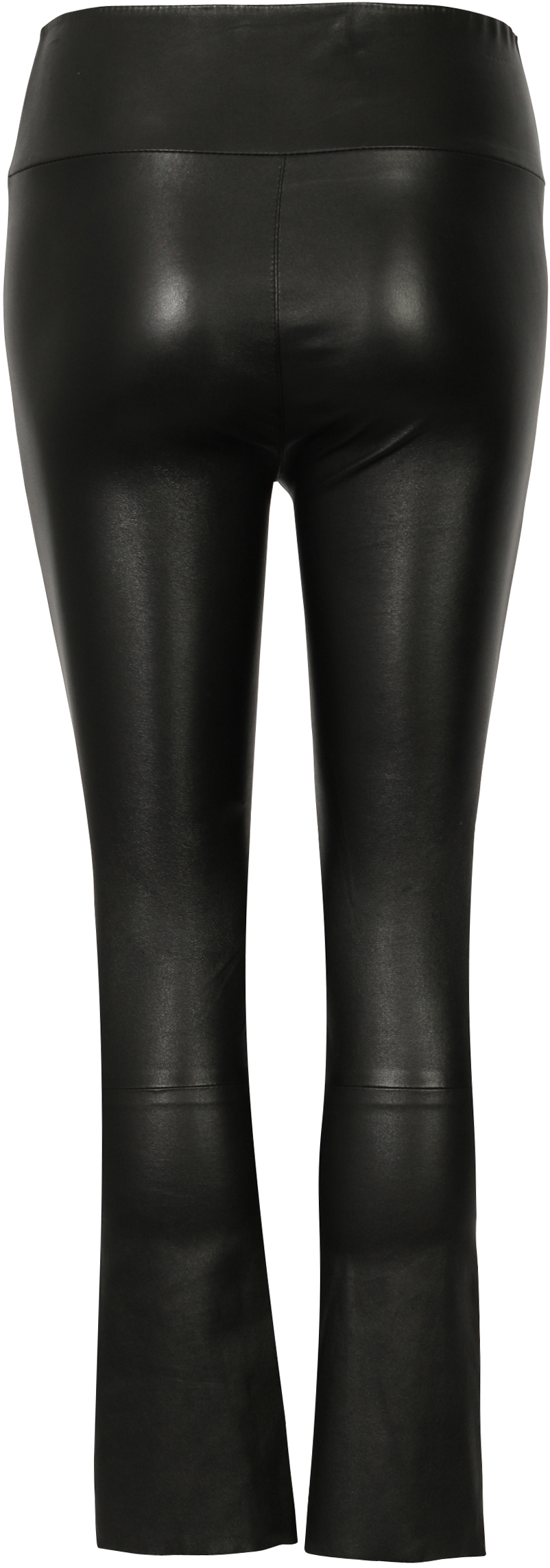 SPRWMN Cropped Flare Lamb Leather Legging