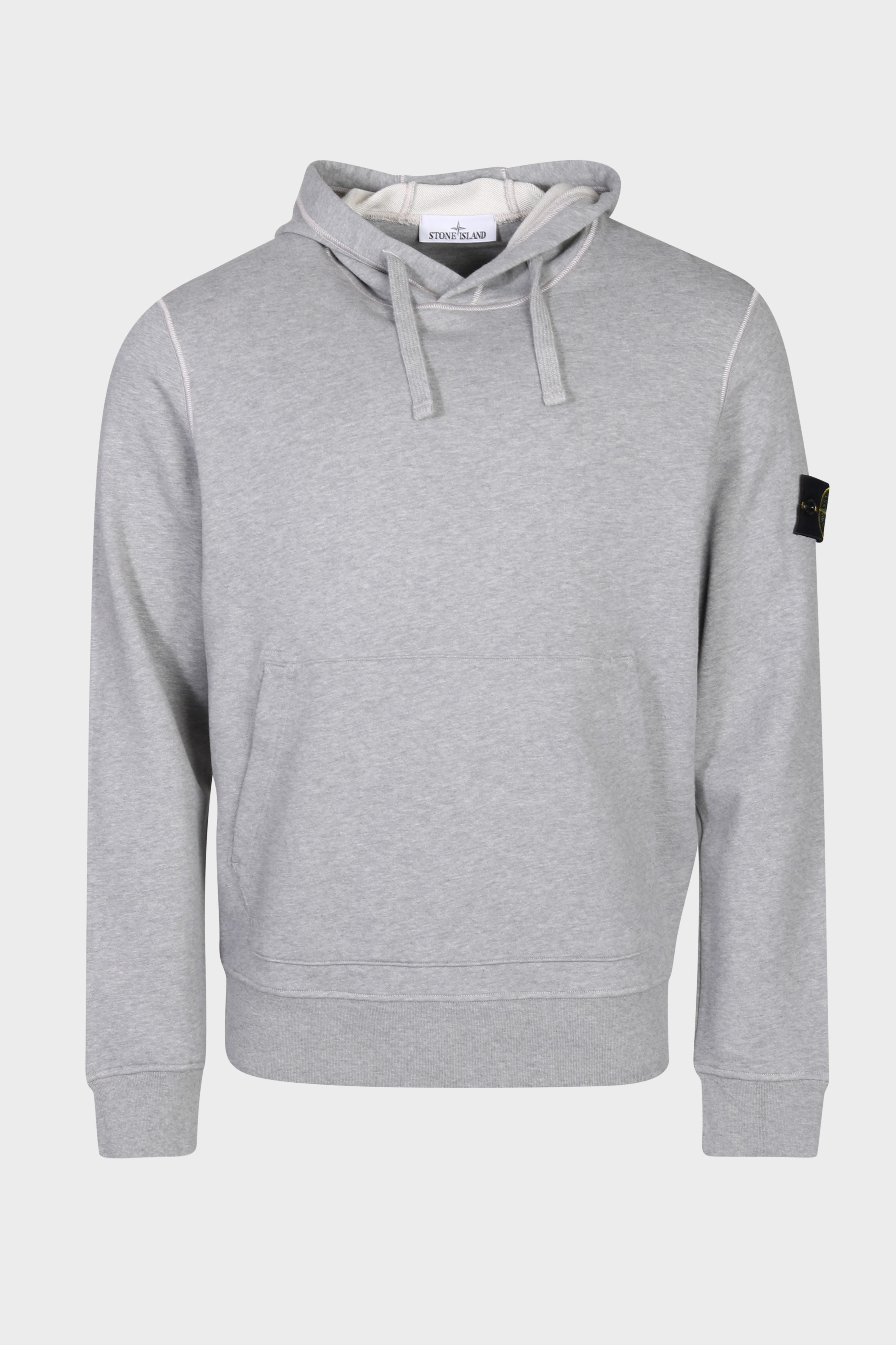STONE ISLAND Sweat Hoodie in Heather Grey 3XL
