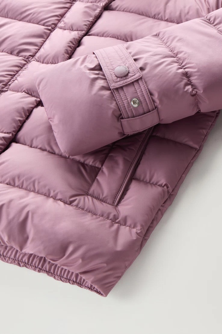 WOOLRICH Ellis Light Down Jacket in Amethyst XS WOOLRICH Ellis Light Down Jacket in Amethyst M