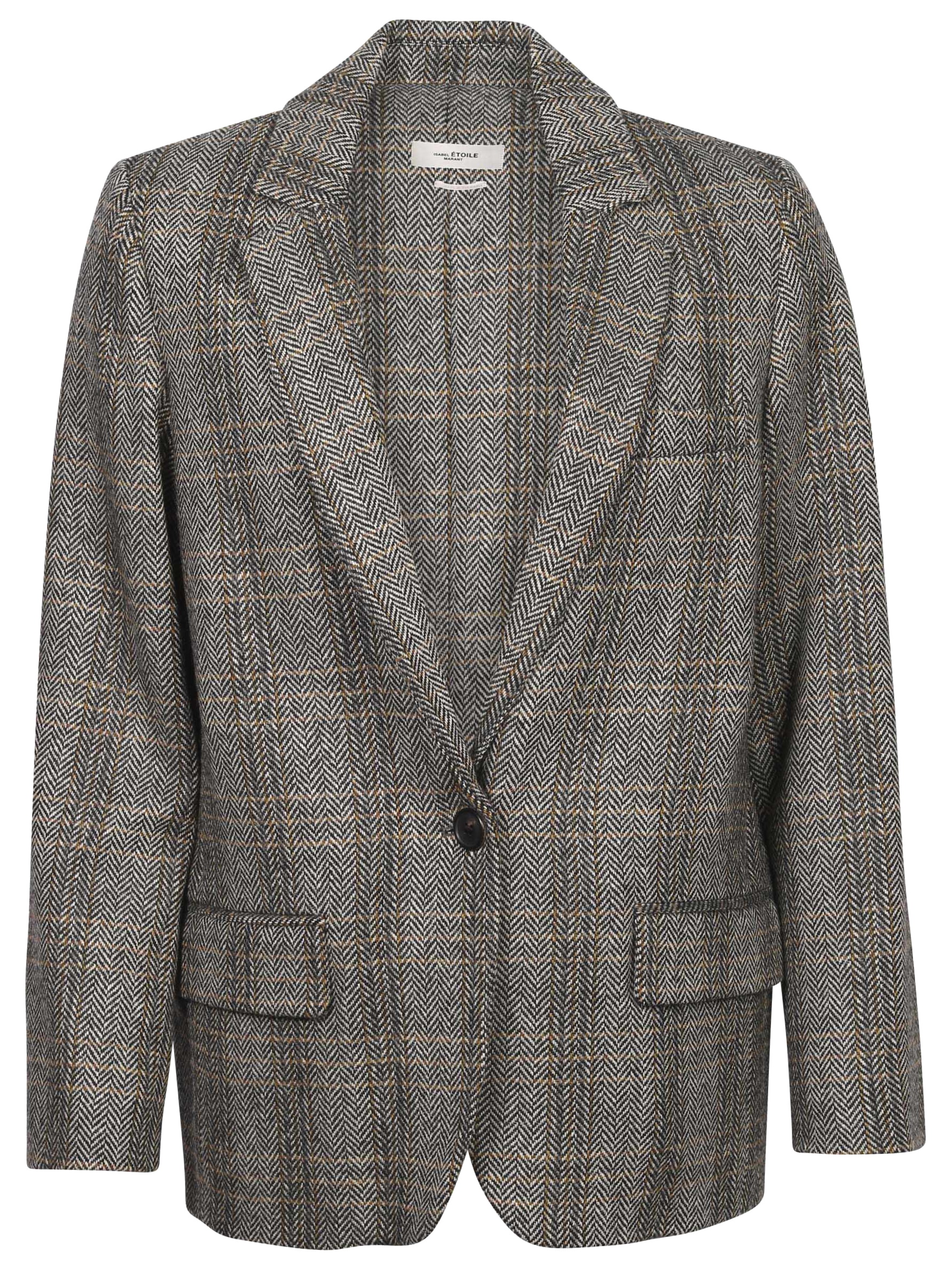 Isabel Marant Étoile Jacket Charly Grey/Beige Checked