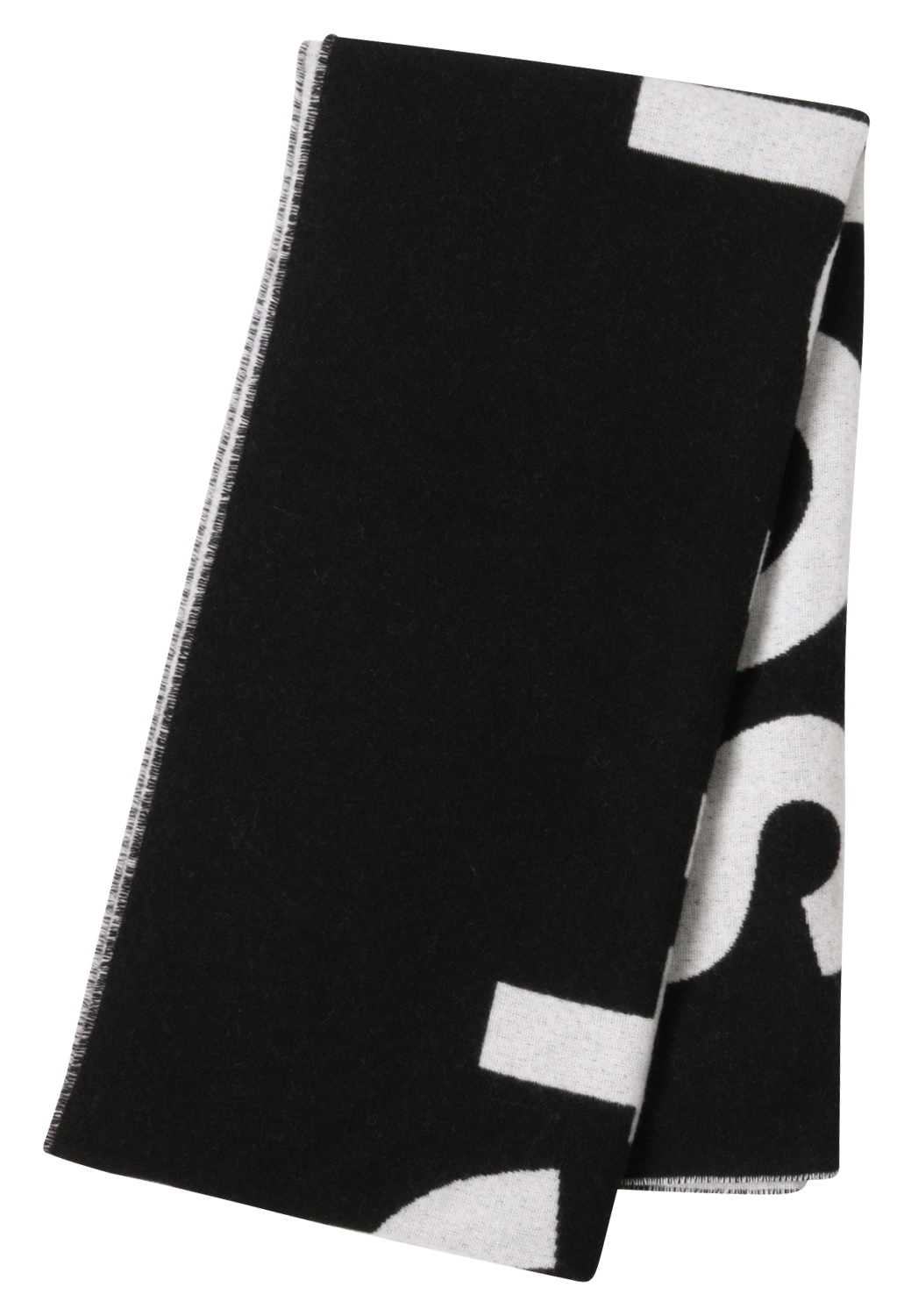 Acne Studios Scarf Toronty Logo Black/White
