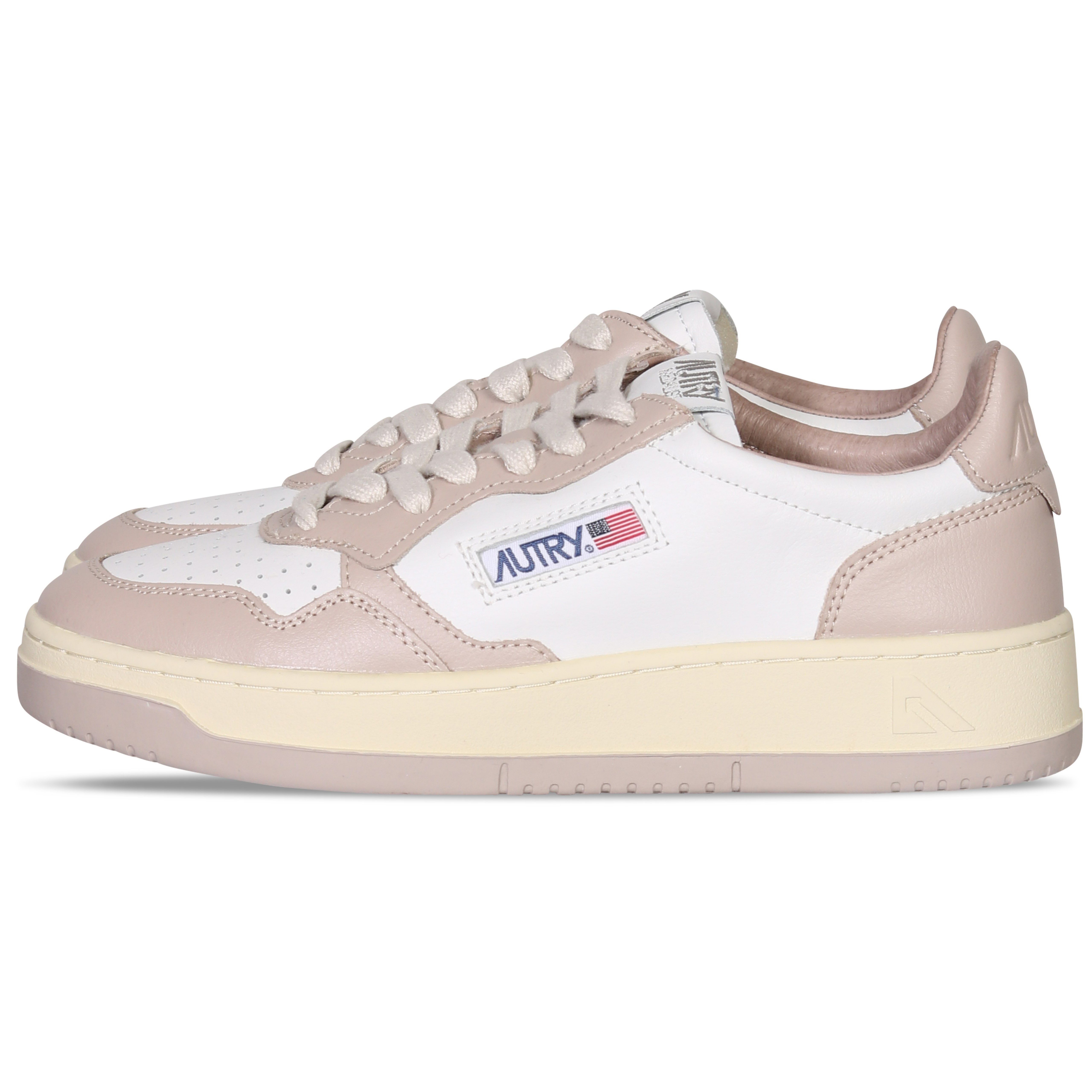 Autry Action Shoes Low Sneaker White/Mushroom