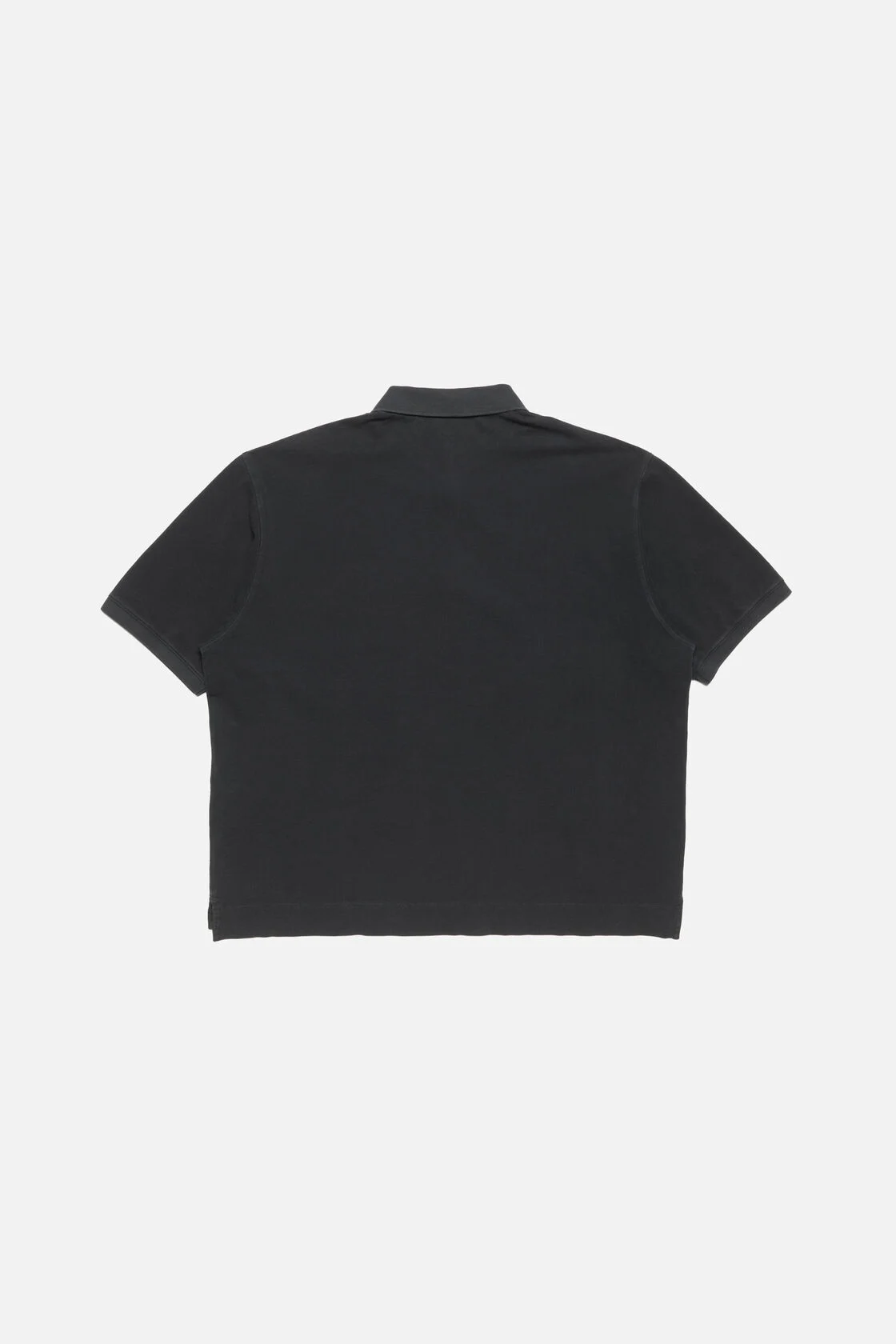 ACNE STUDIOS Polo Shirt in Black Washed