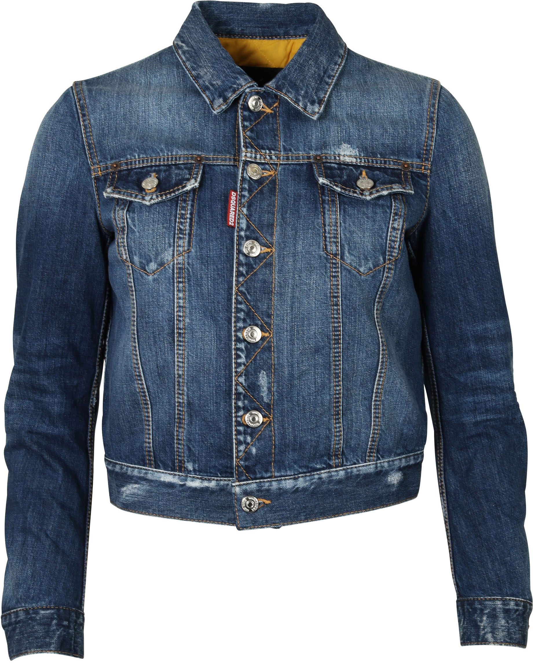 Dsquared Padded Denimjacket Blue