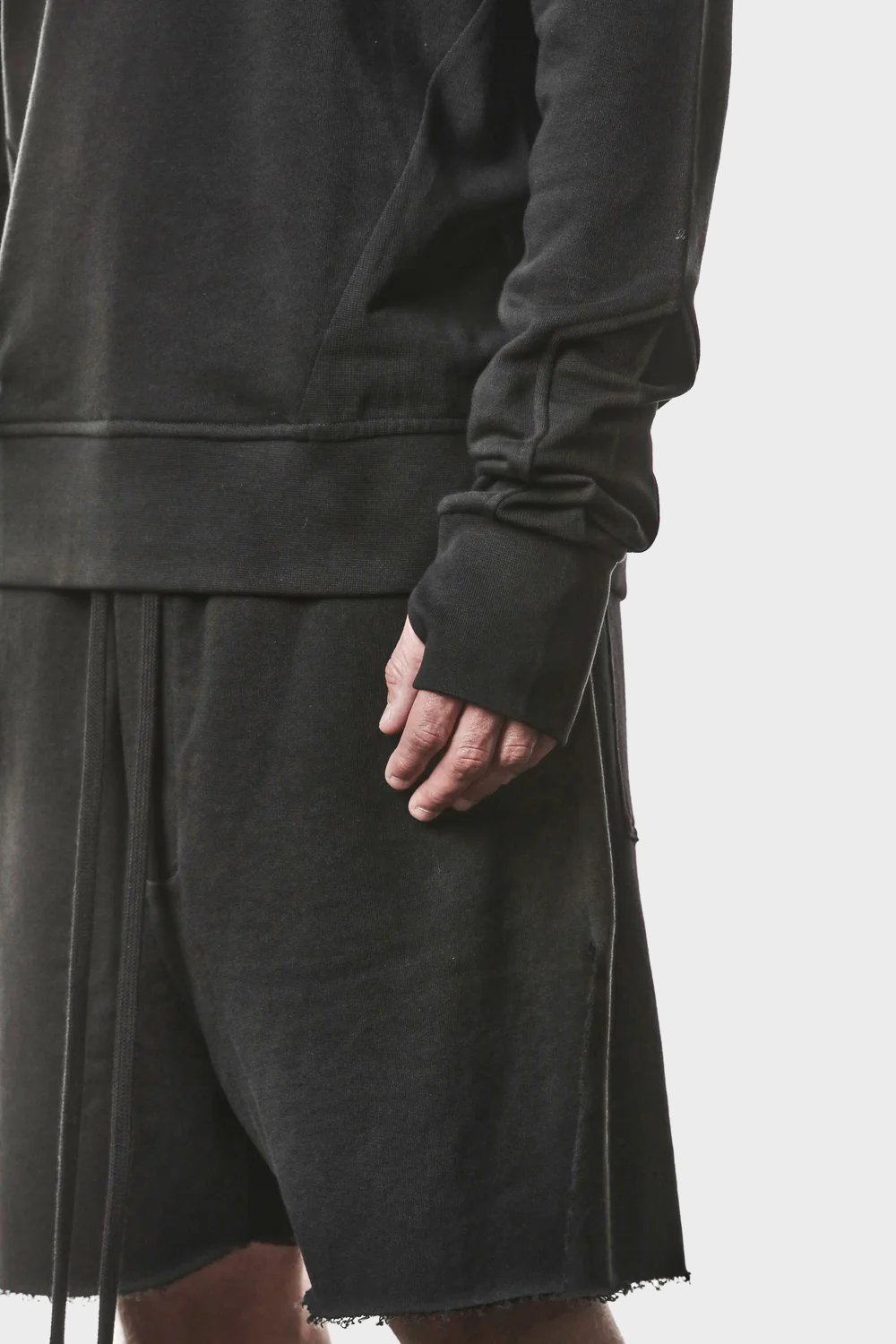 THOM KROM Sweatshirt in Black