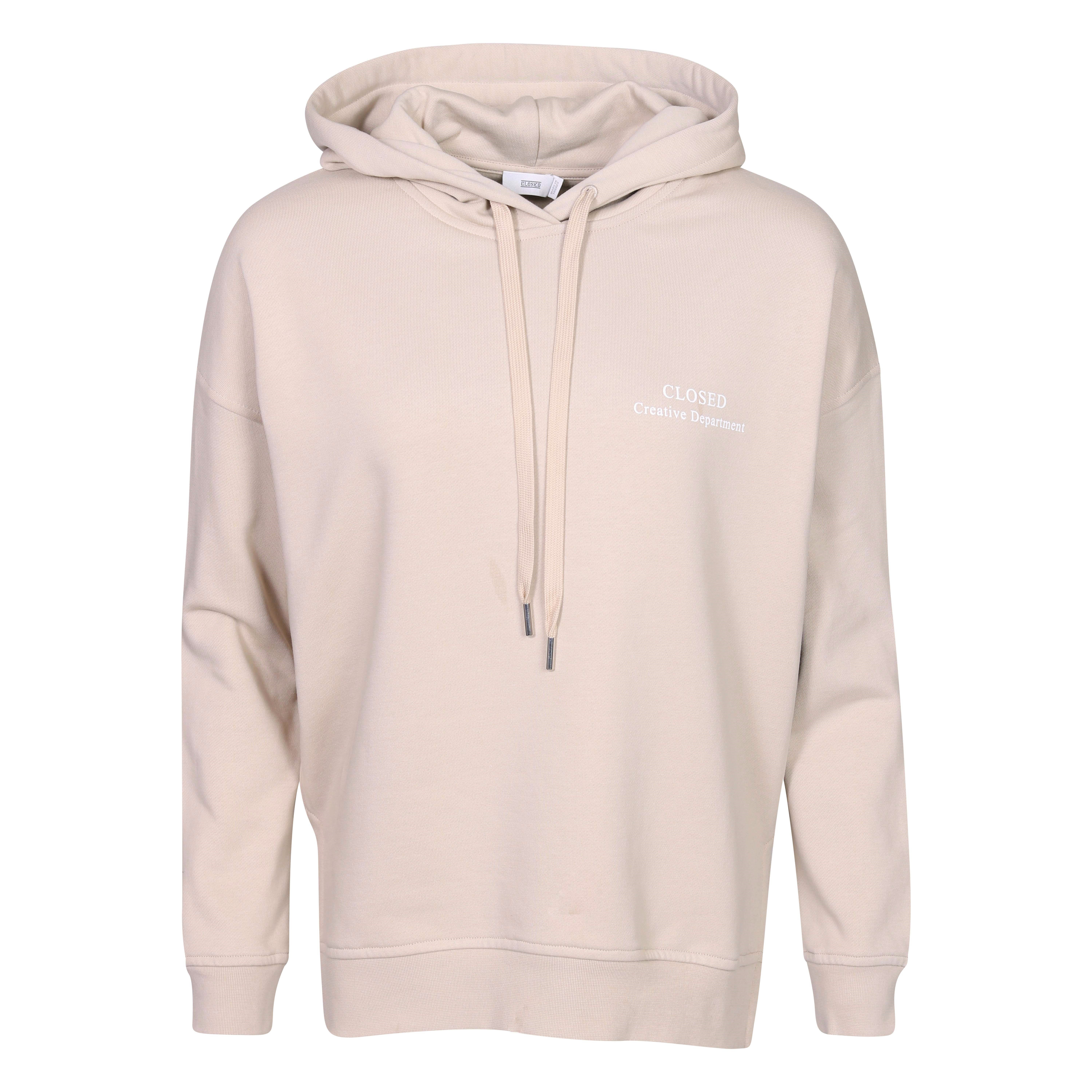 Closed Sweat Hoodie in Grain Beige