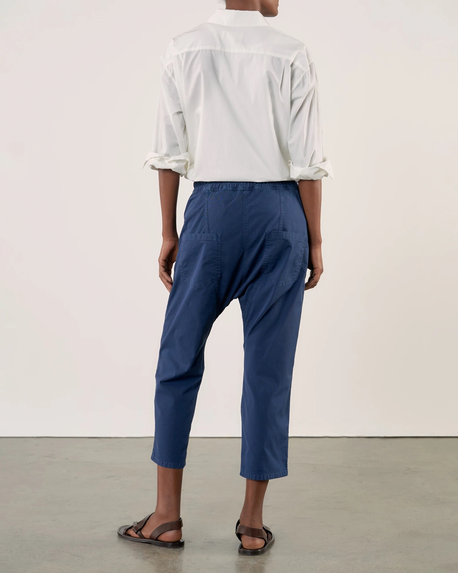 Nili Lotan Casablanca Pant in Marine Blue S / US 2