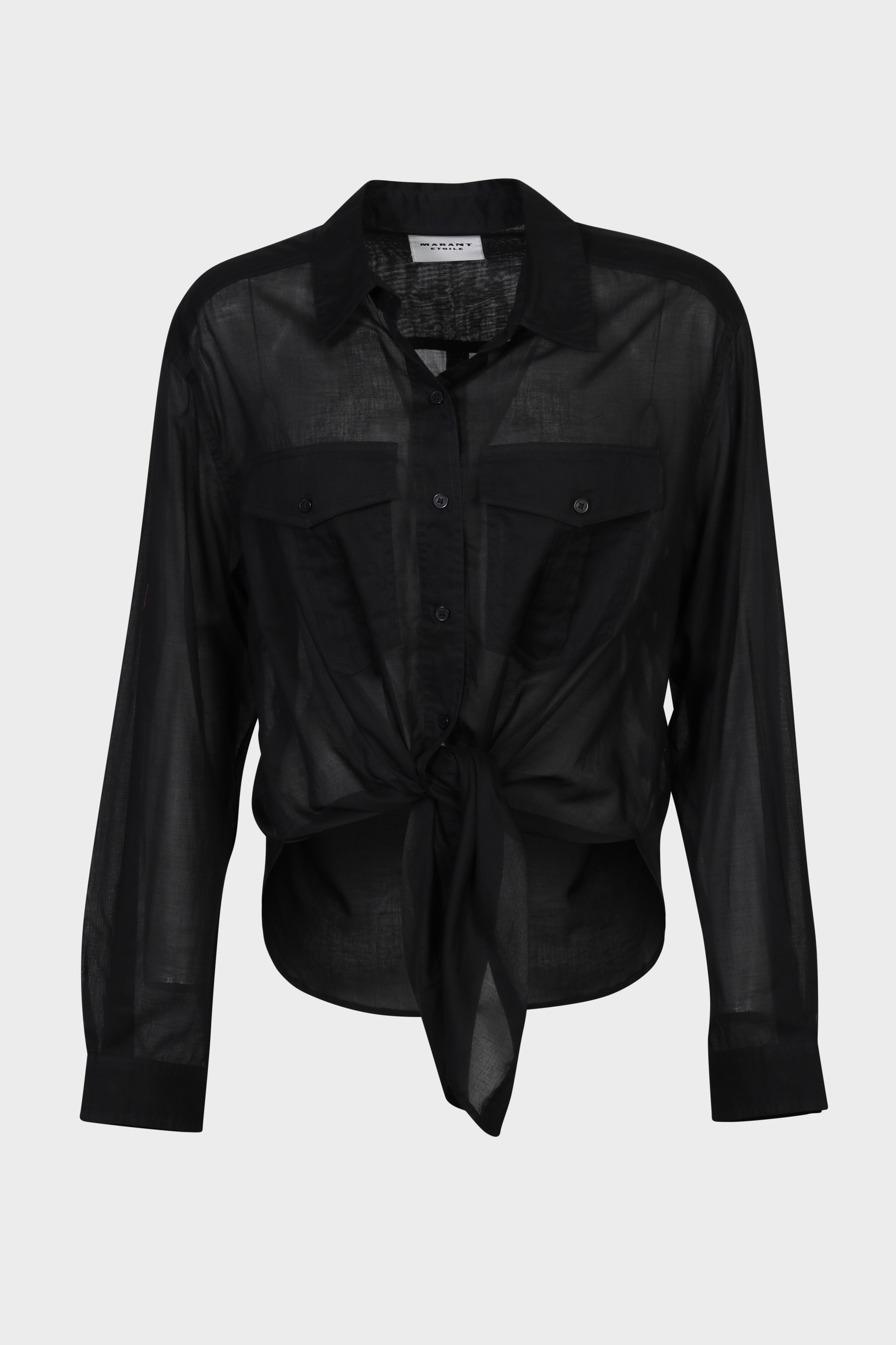 ISABEL MARANT ÉTOILE Nath Shirt in Black