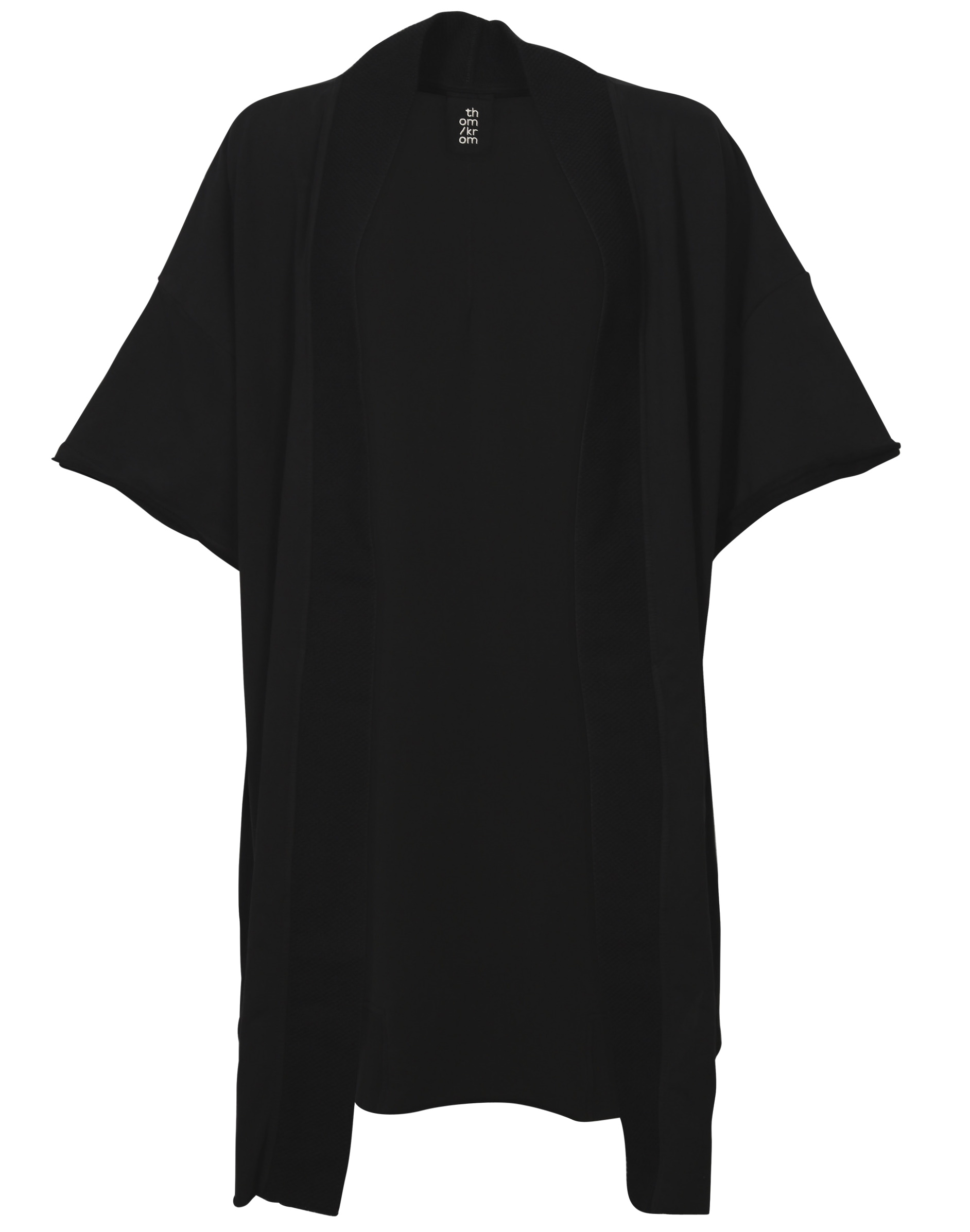 Thom Krom Sweat Kimono Coat Black