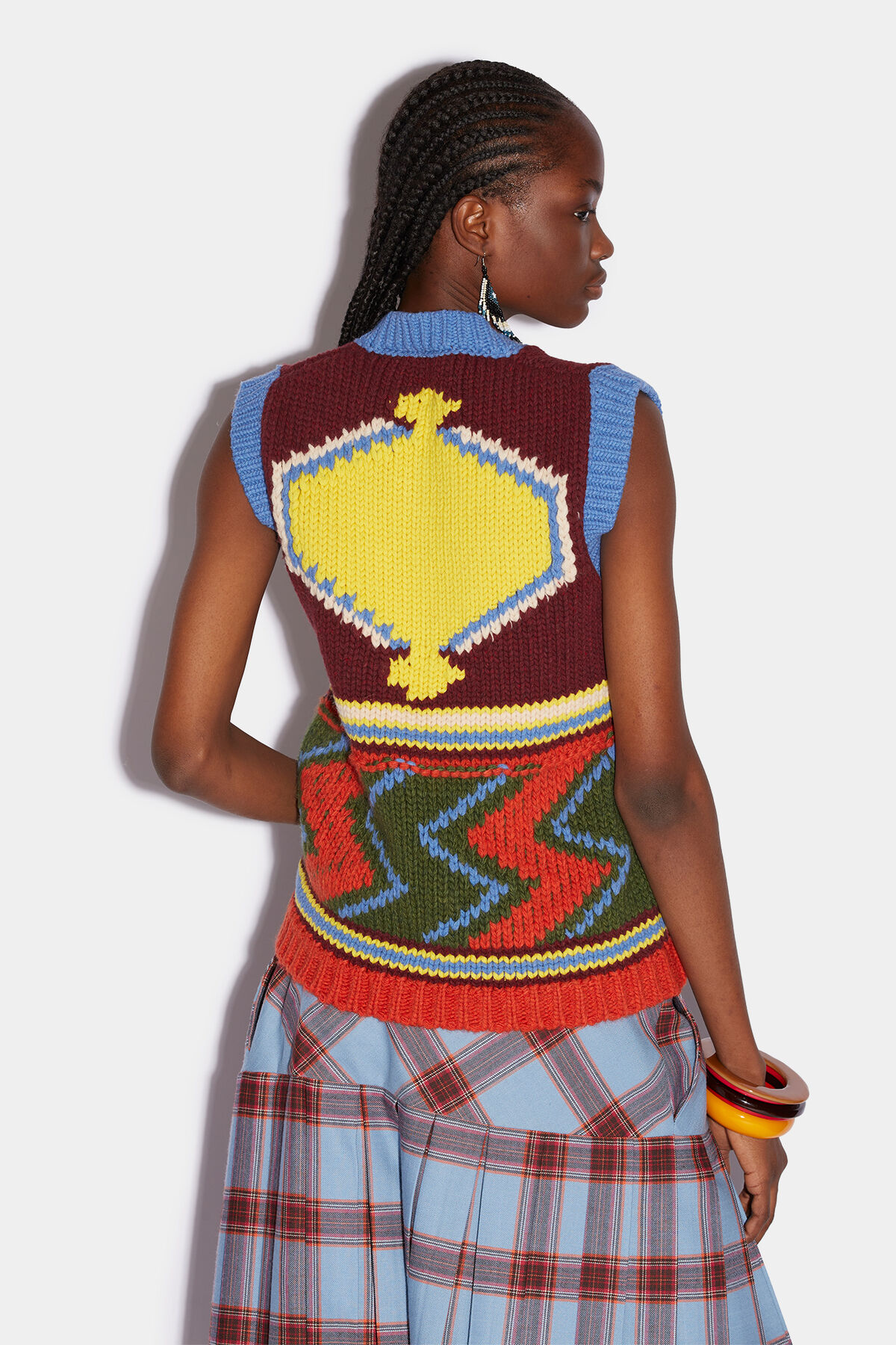 DSQUARED2 Aconcaqua Knit Vest in Multicolor