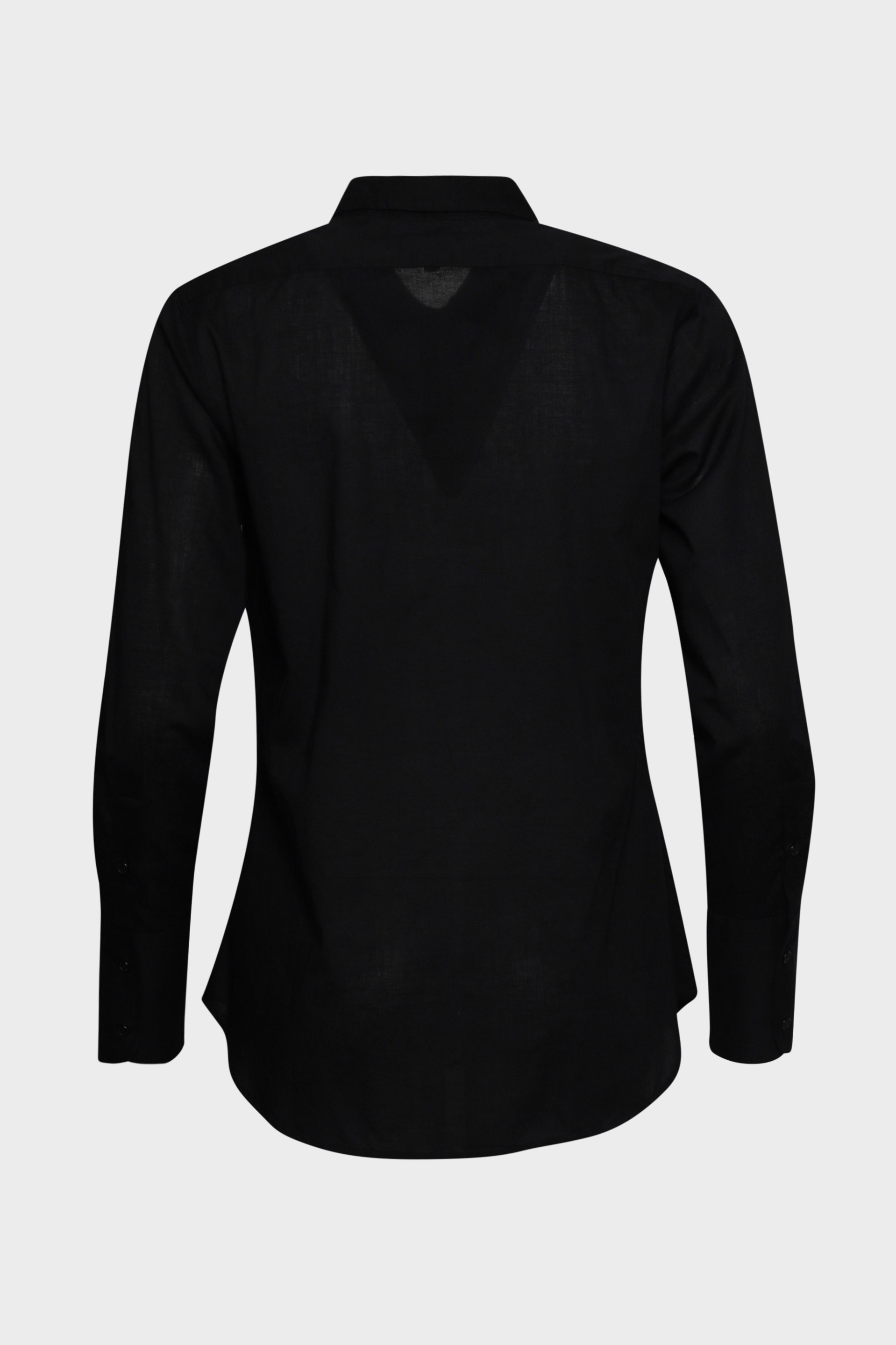 NILI LOTAN Cotton Voile NL Shirt in Black XL