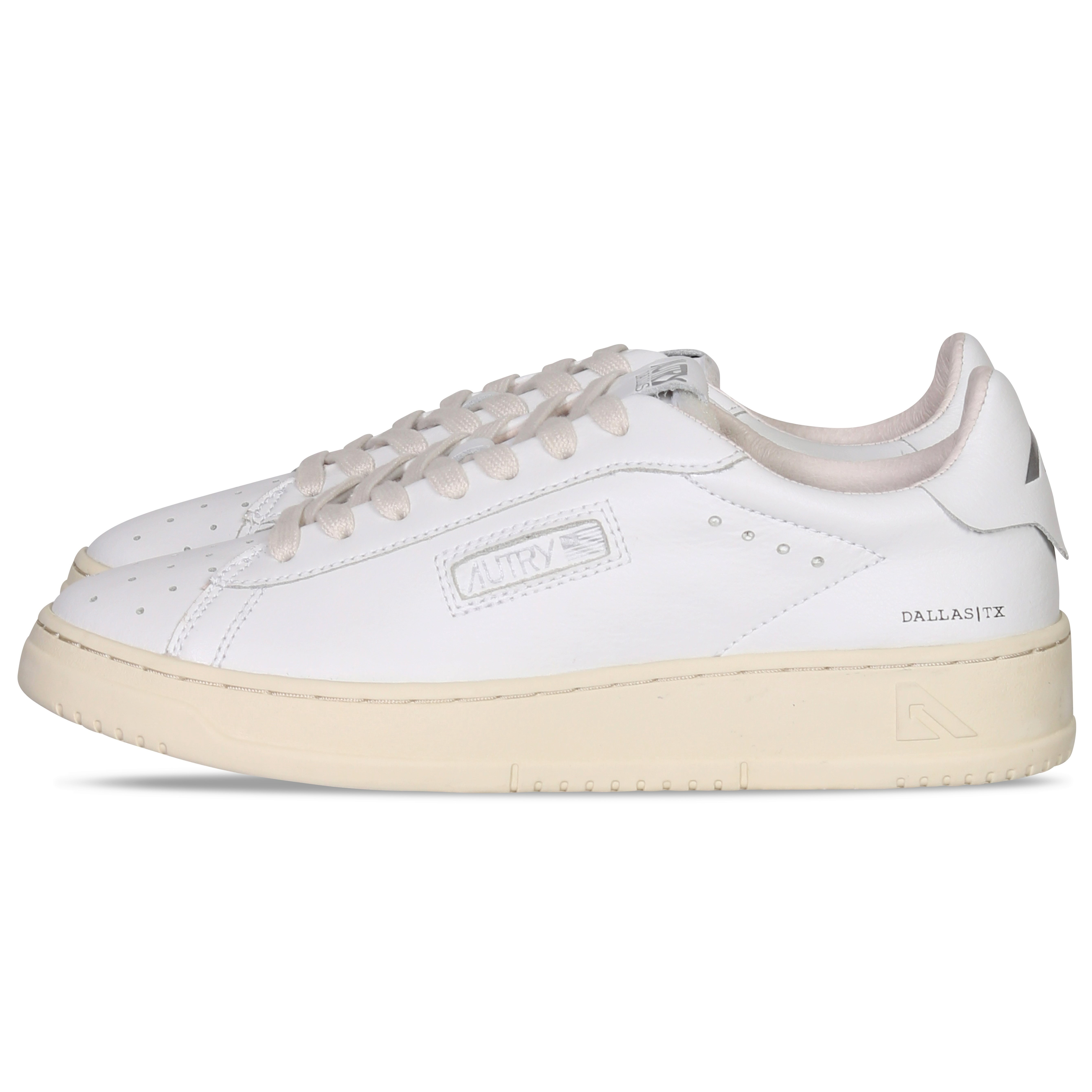 Autry Action Shoes Dallas Low Sneaker White/Silver